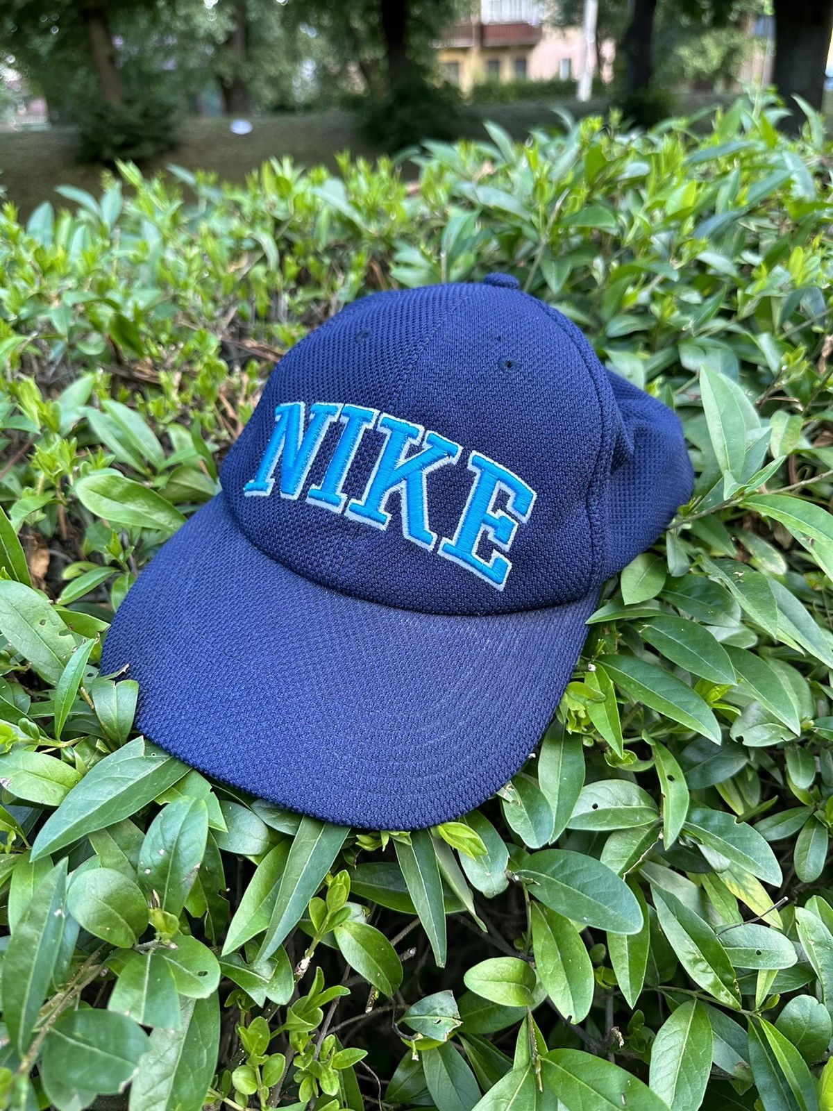 Japanese Brand × Nike Nike drill y2k vintage cap big logo Size ONE SIZE - 1 Thumbnail
