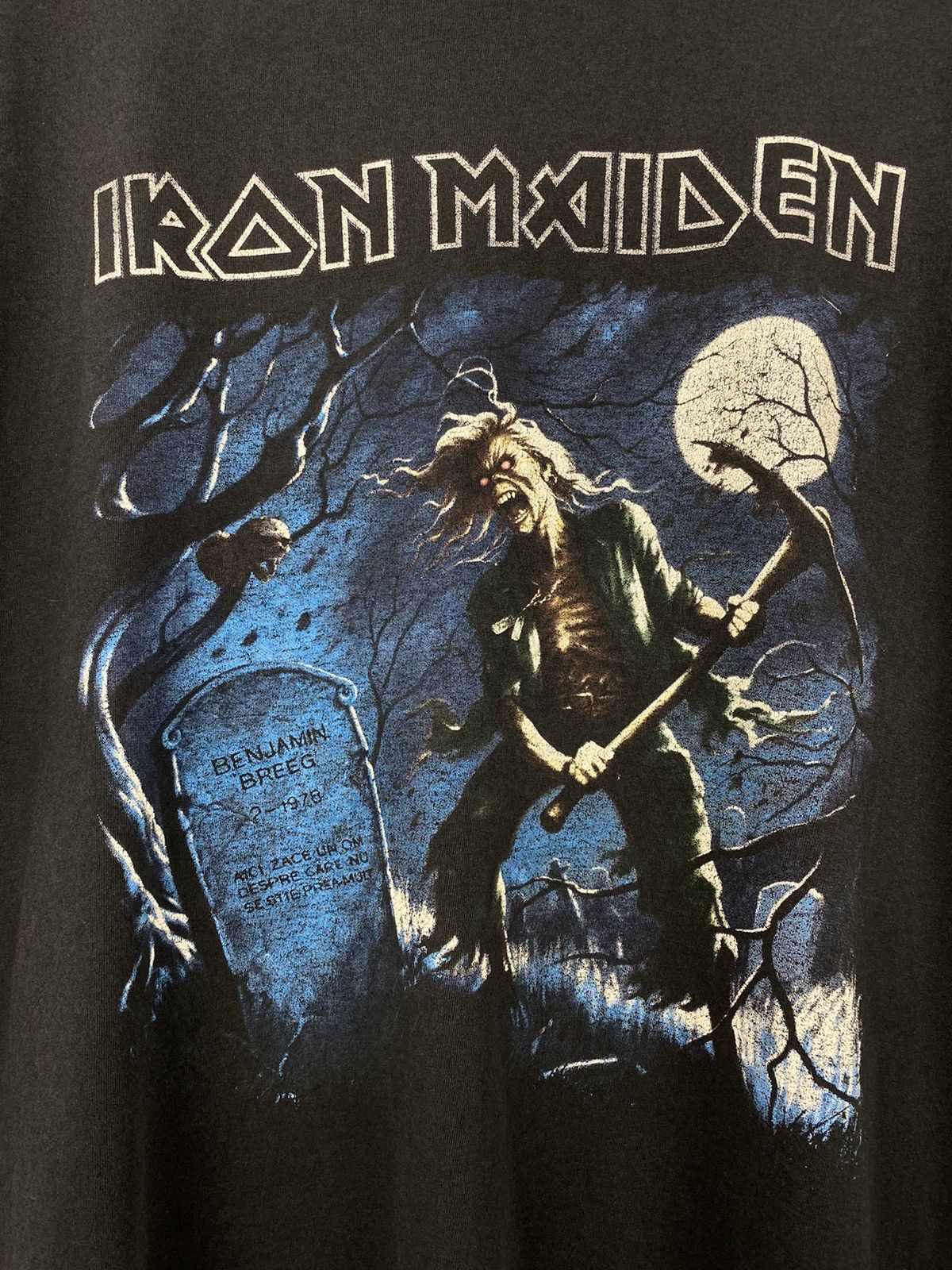 Band Tees Y2K Iron Maiden 2007 T Shirt Tee Metallica Slayer Pantera Size US L / EU 52-54 / 3 - 2 Thumbnail