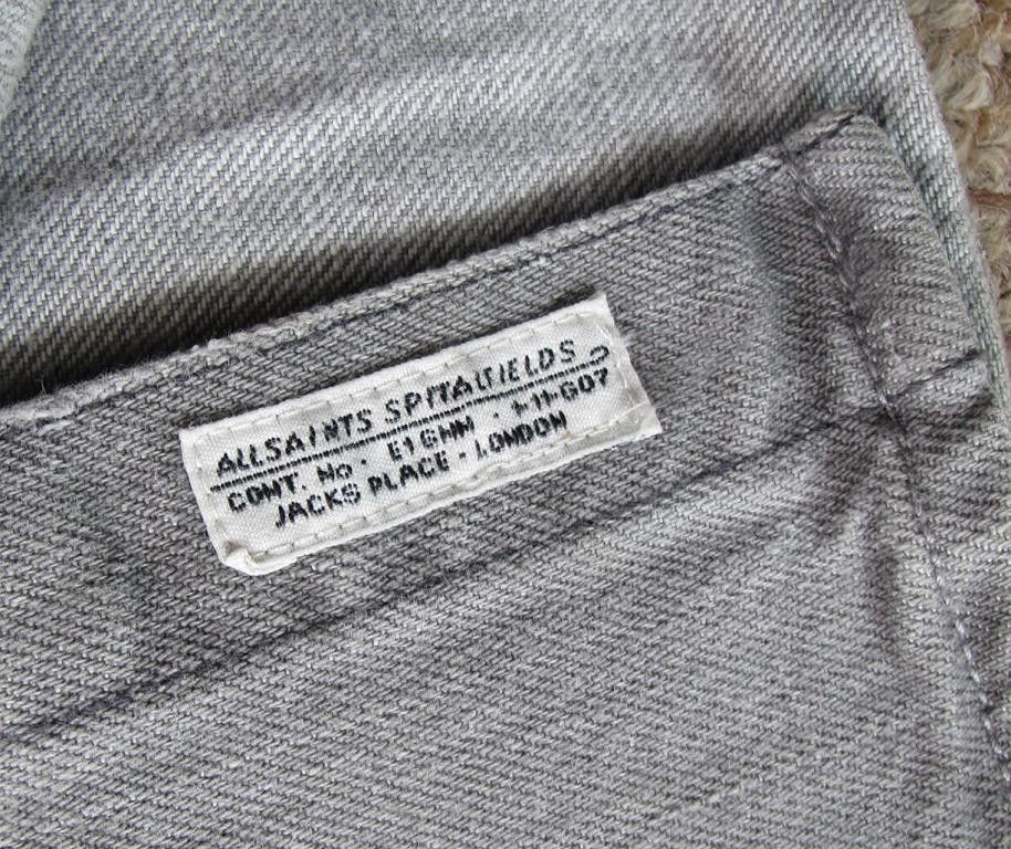 Allsaints ALLSAINTS Fender Long Sleeved Heavy Denim Shirt Size US S / EU 44-46 / 1 - 3 Thumbnail