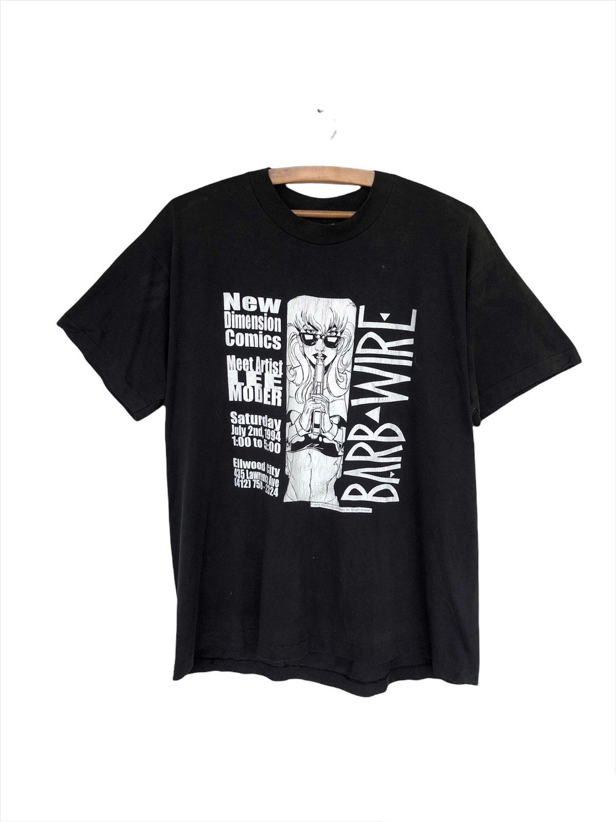 Vintage EXOTIC🔥1992 Barb Wire Dark Horse Comics Character Shirt Size US L / EU 52-54 / 3 - 5 Thumbnail