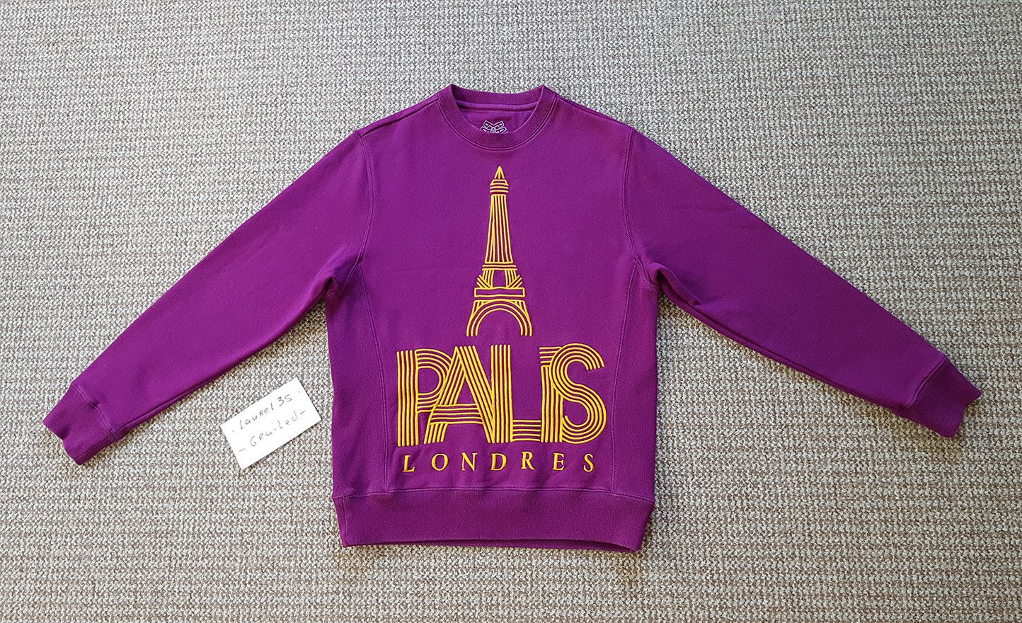 Palace Palace Palis Londres Embroidered Crewneck Sweatshirt Size US M / EU 48-50 / 2 - 1 Thumbnail