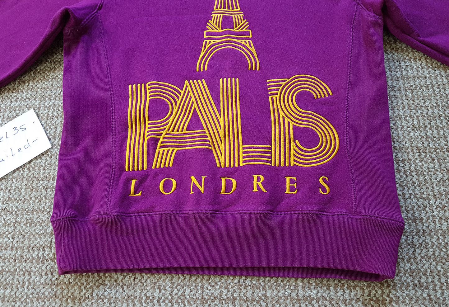 Palace Palace Palis Londres Embroidered Crewneck Sweatshirt Size US M / EU 48-50 / 2 - 3 Thumbnail
