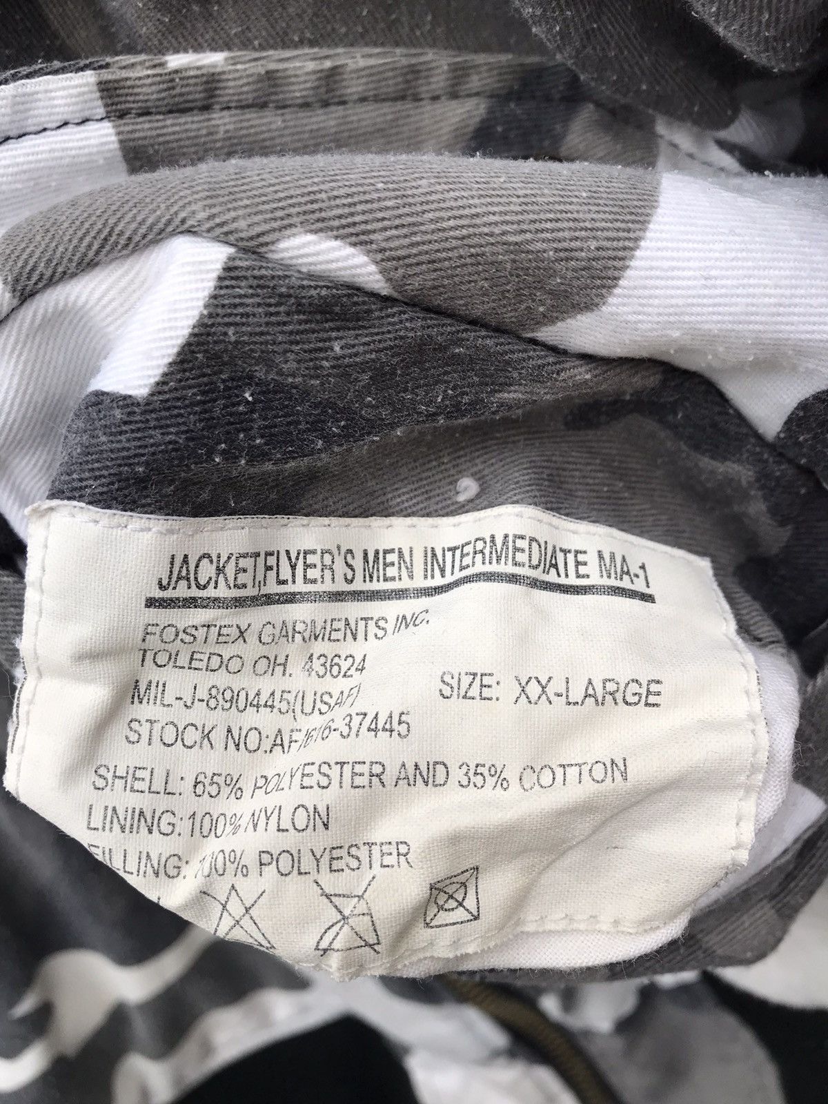 Other Ma 1 Camo Bombers Military Flight Jacket Size US XL / EU 56 / 4 - 21 Thumbnail