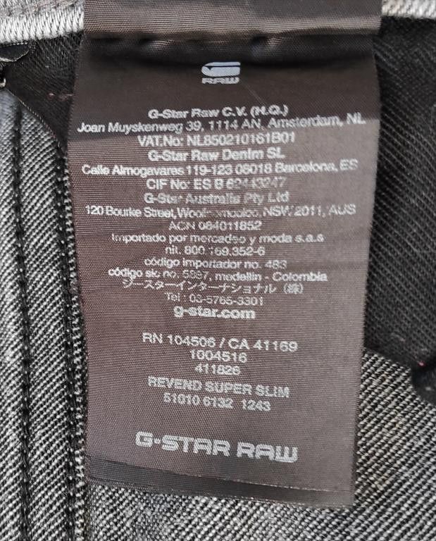 G-Star G-STAR RAW Revend Super Slim denim jeans Size US 31 - 6 Thumbnail