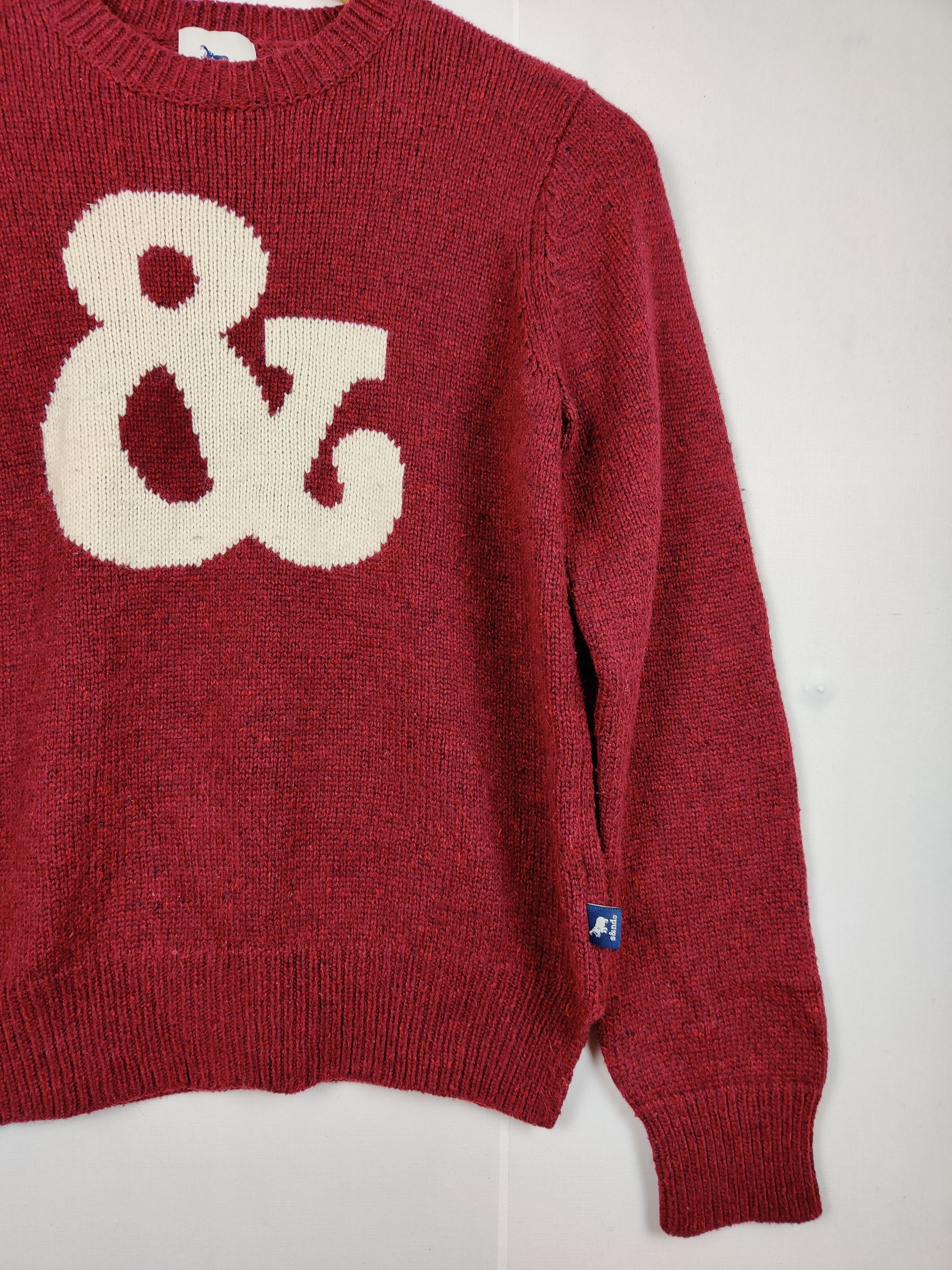 Aran Isles Knitwear Vintage Knitwear Logo Sweater By S&nd Nice Design Size US M / EU 48-50 / 2 - 3 Thumbnail