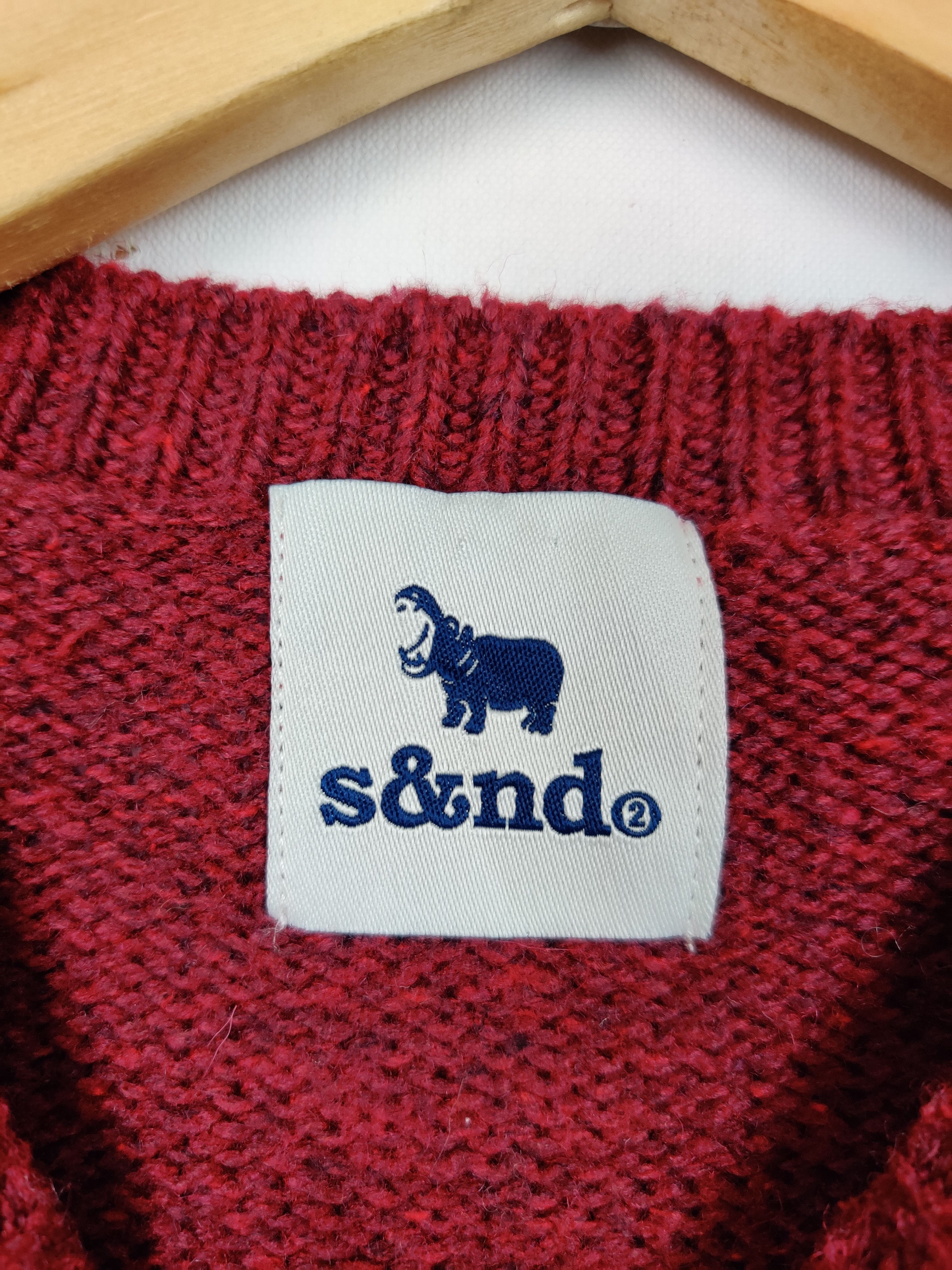 Aran Isles Knitwear Vintage Knitwear Logo Sweater By S&nd Nice Design Size US M / EU 48-50 / 2 - 6 Thumbnail