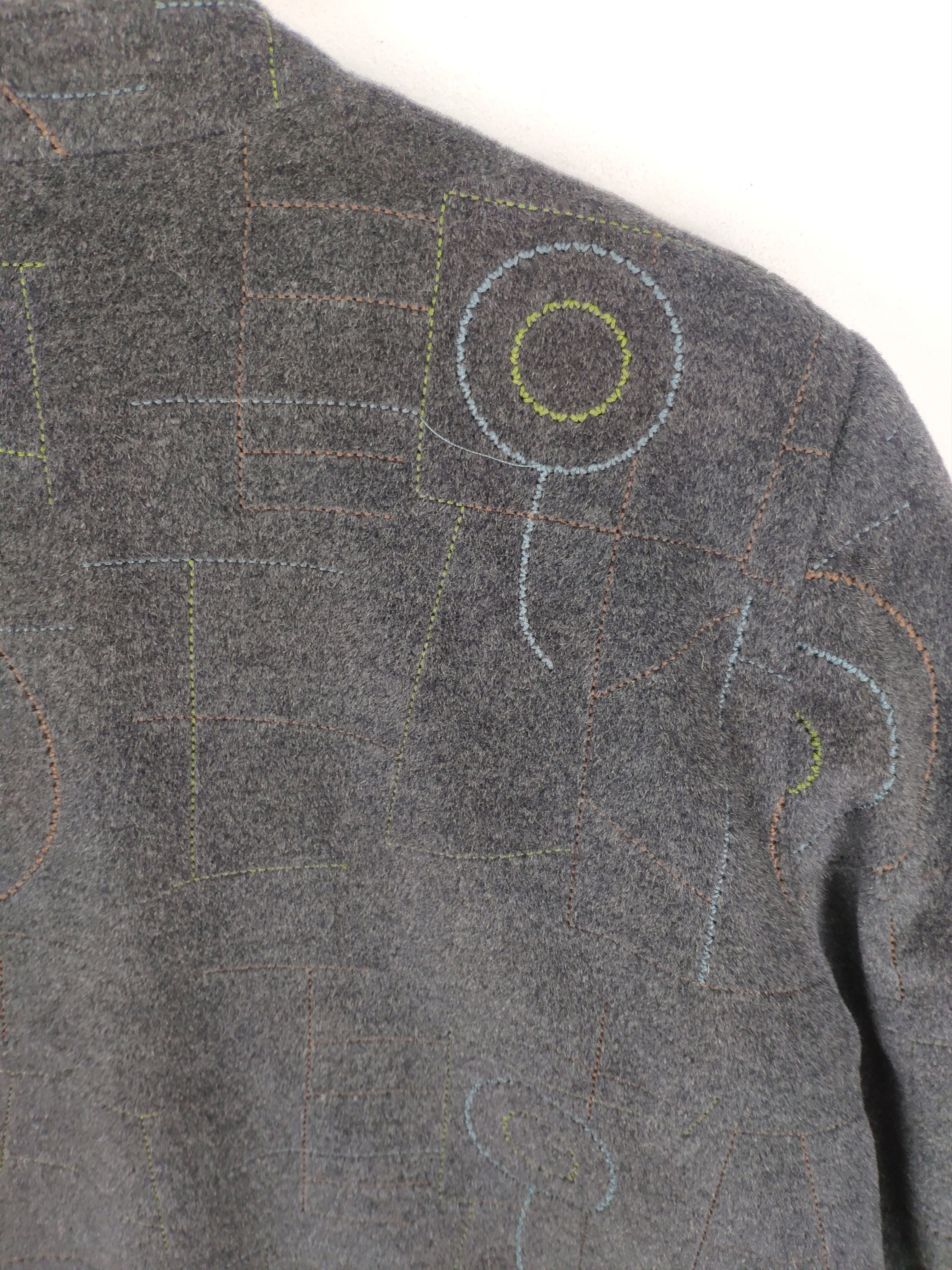 Japanese Brand × Le Grande Bleu (L.G.B.) Vintage Wool Cardigan Jacket Embroidered Motif Size US M / EU 48-50 / 2 - 13 Thumbnail