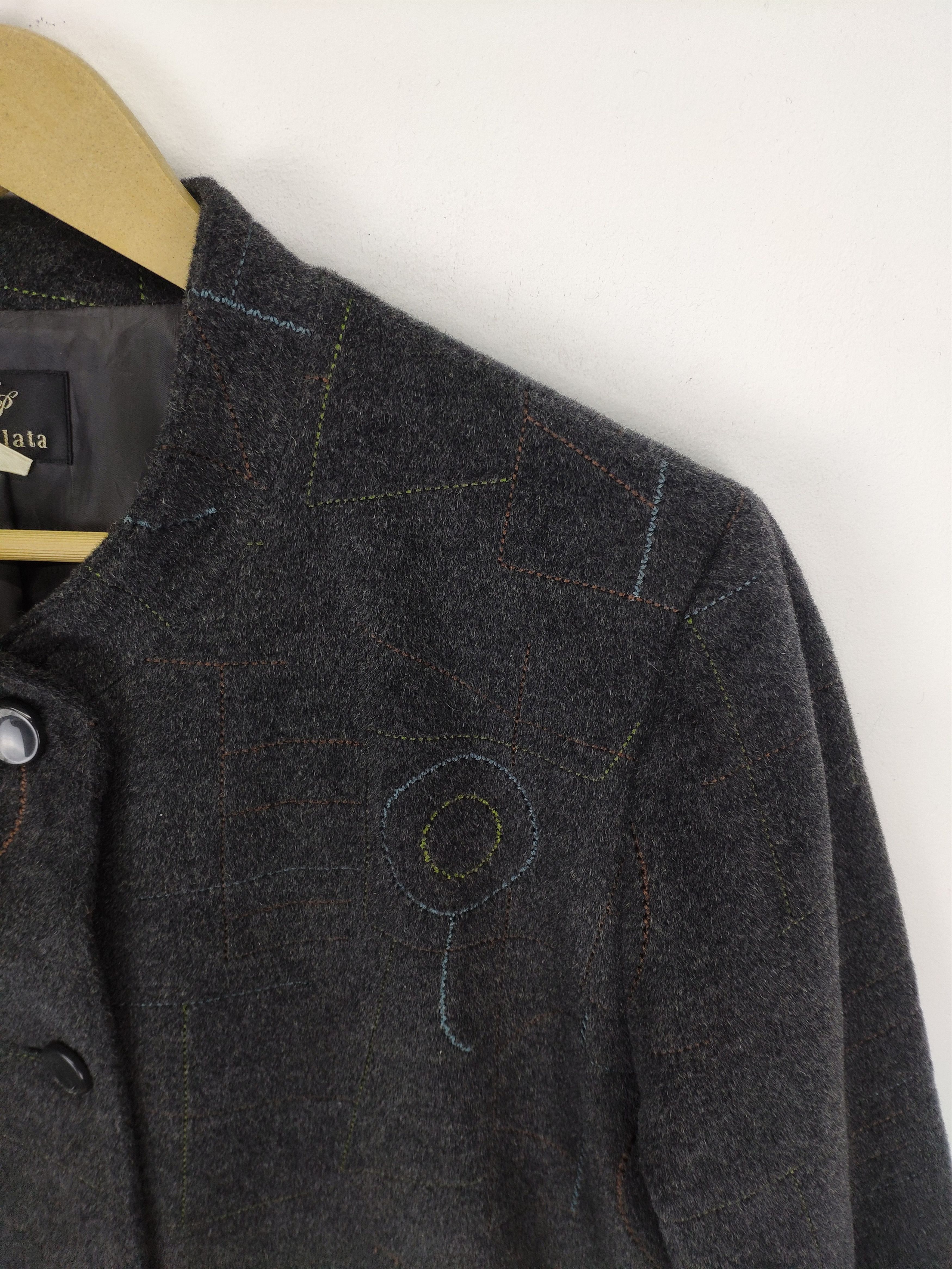 Japanese Brand × Le Grande Bleu (L.G.B.) Vintage Wool Cardigan Jacket Embroidered Motif Size US M / EU 48-50 / 2 - 8 Thumbnail