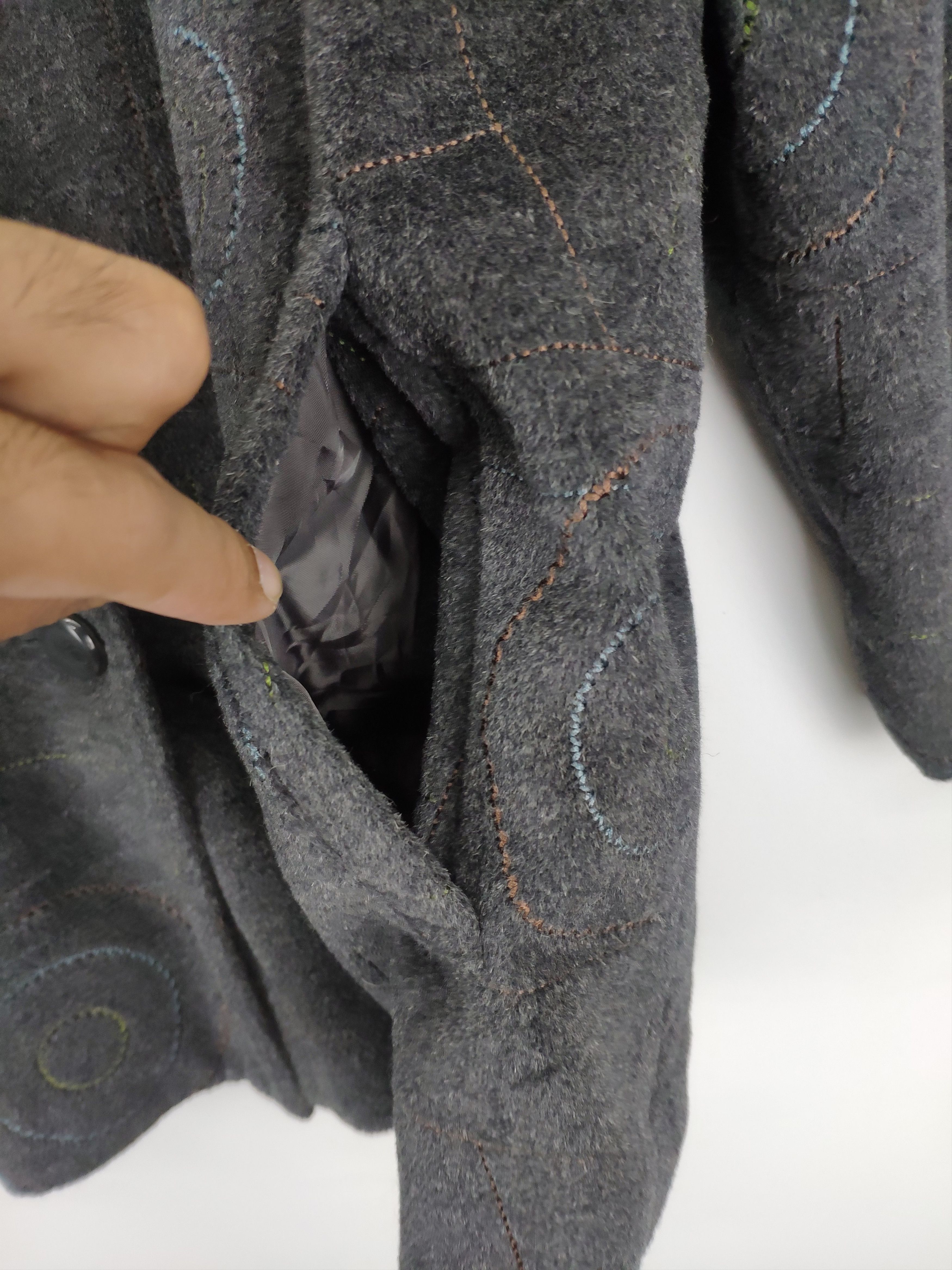 Japanese Brand × Le Grande Bleu (L.G.B.) Vintage Wool Cardigan Jacket Embroidered Motif Size US M / EU 48-50 / 2 - 6 Thumbnail