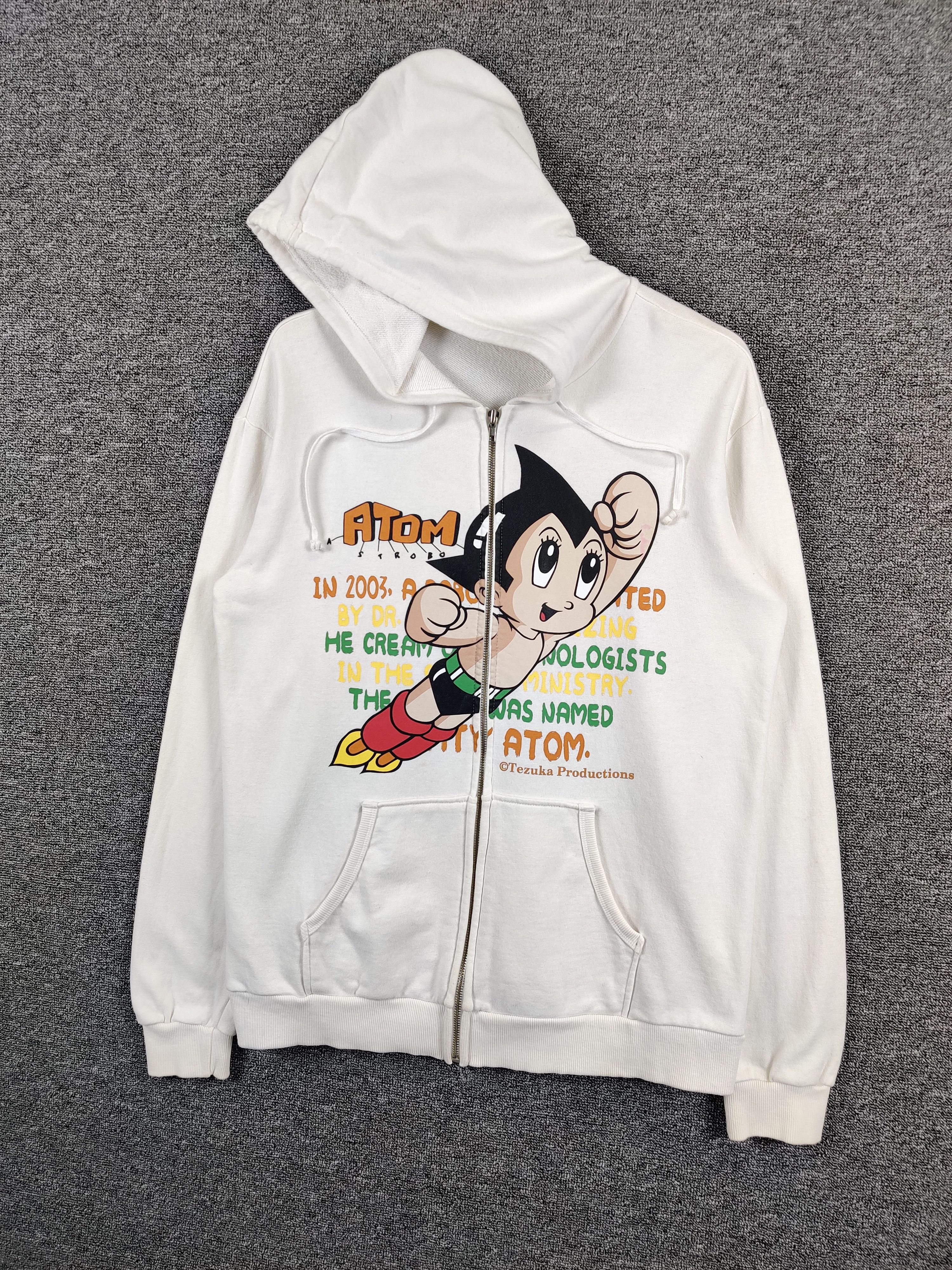 Anime Vintage Astro Boy Mighty Atom Tezuka Anime Zipper Hoodie Size US L / EU 52-54 / 3 - 2 Thumbnail
