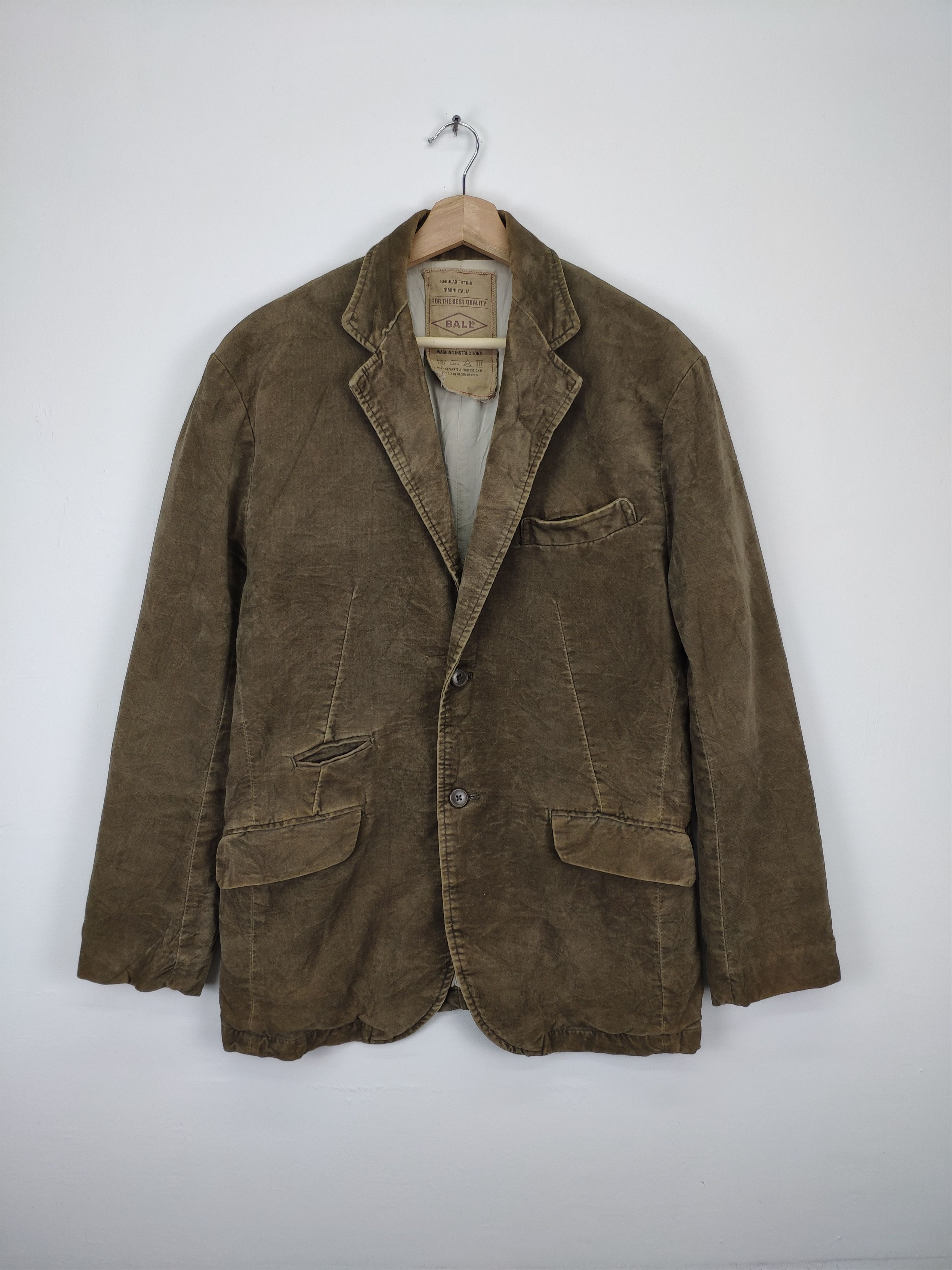 Japanese Brand × Velvet × Vintage Vintage Chore Velvet Jacket Travis Style by BALL Size US M / EU 48-50 / 2 - 1 Thumbnail