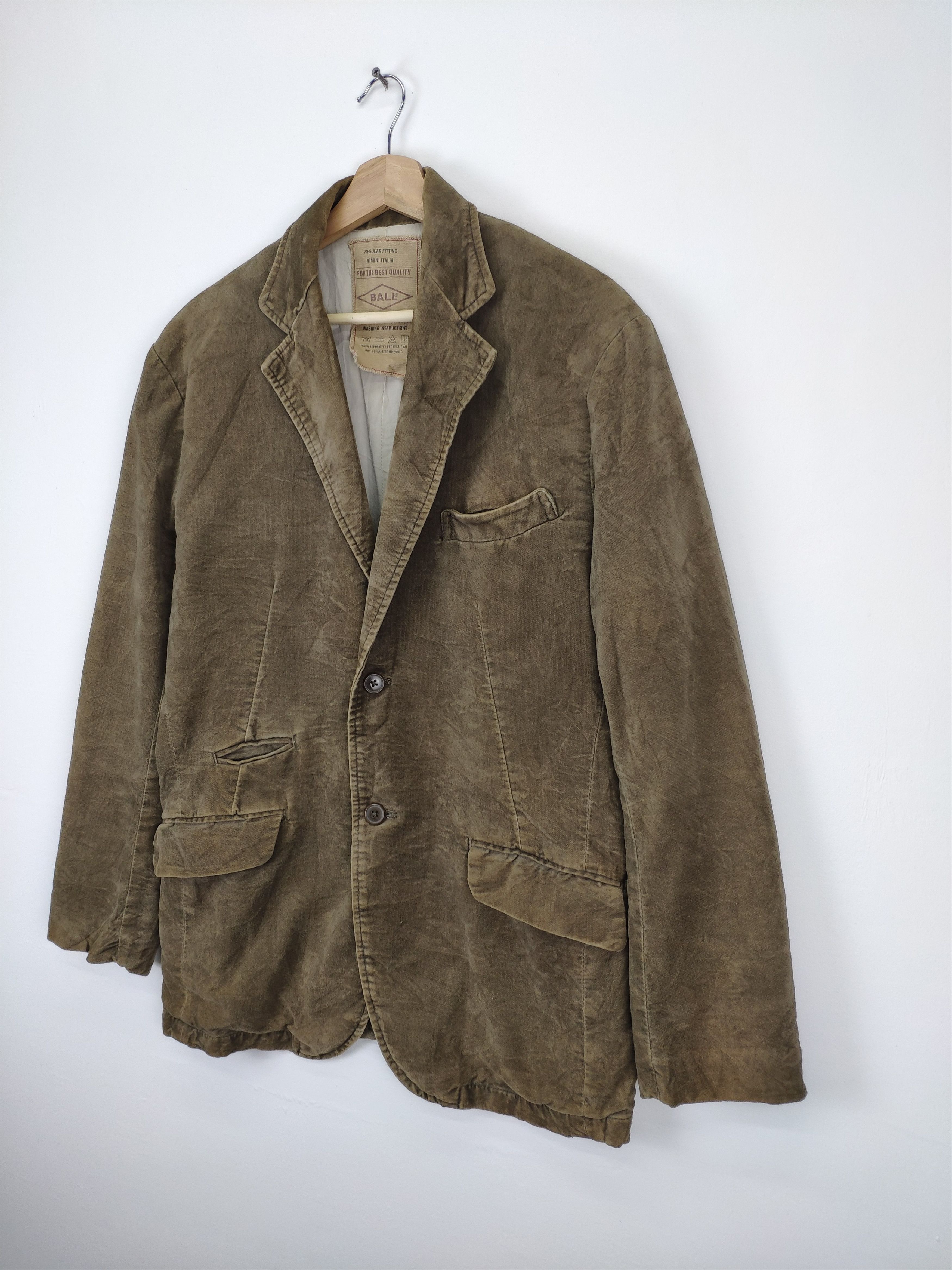 Japanese Brand × Velvet × Vintage Vintage Chore Velvet Jacket Travis Style by BALL Size US M / EU 48-50 / 2 - 2 Thumbnail