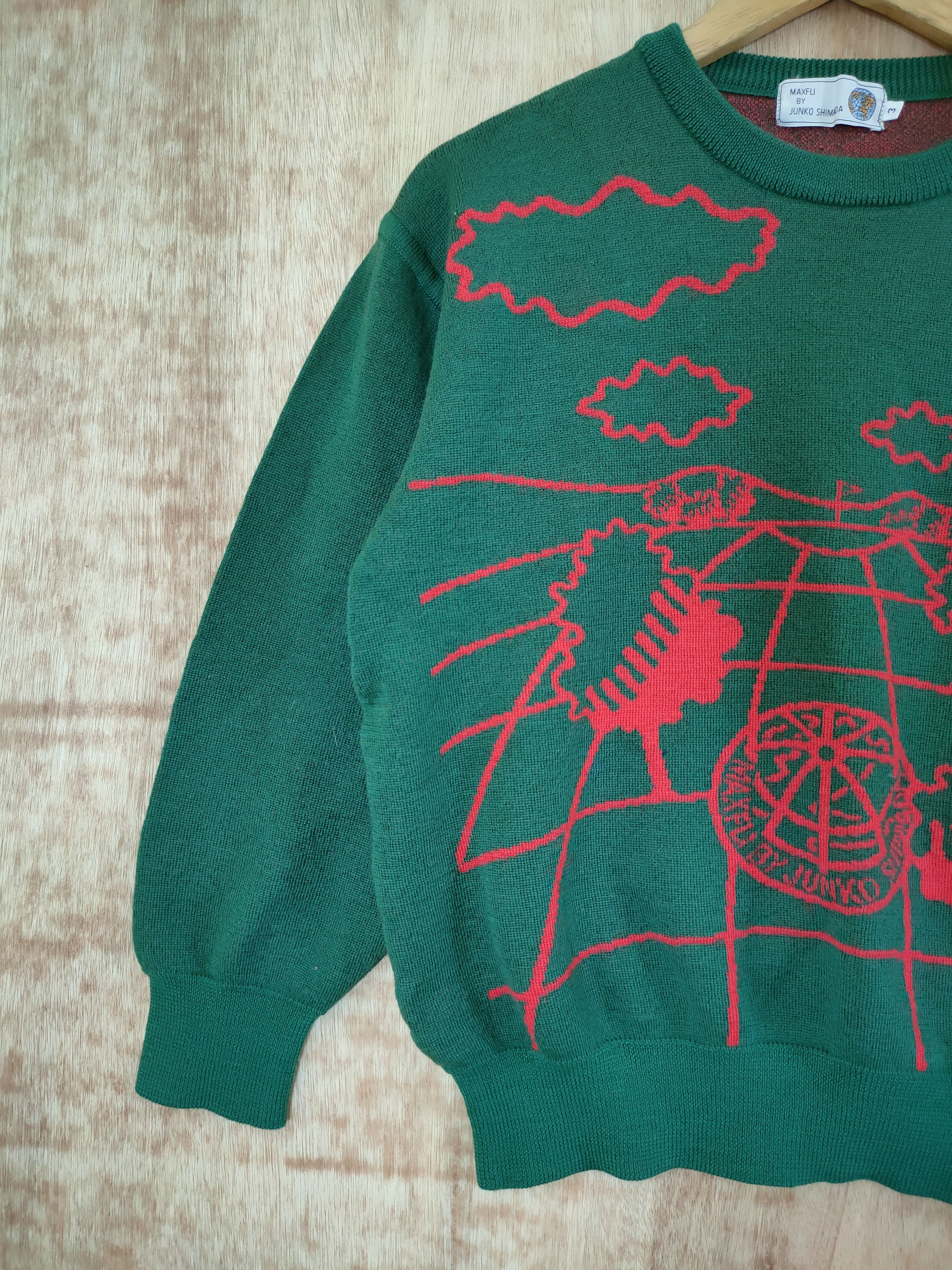 Junko Shimada Junko Shimada knitwear sweatshirt vintage green #46-566DLL Size S / US 4 / IT 40 - 2 Thumbnail