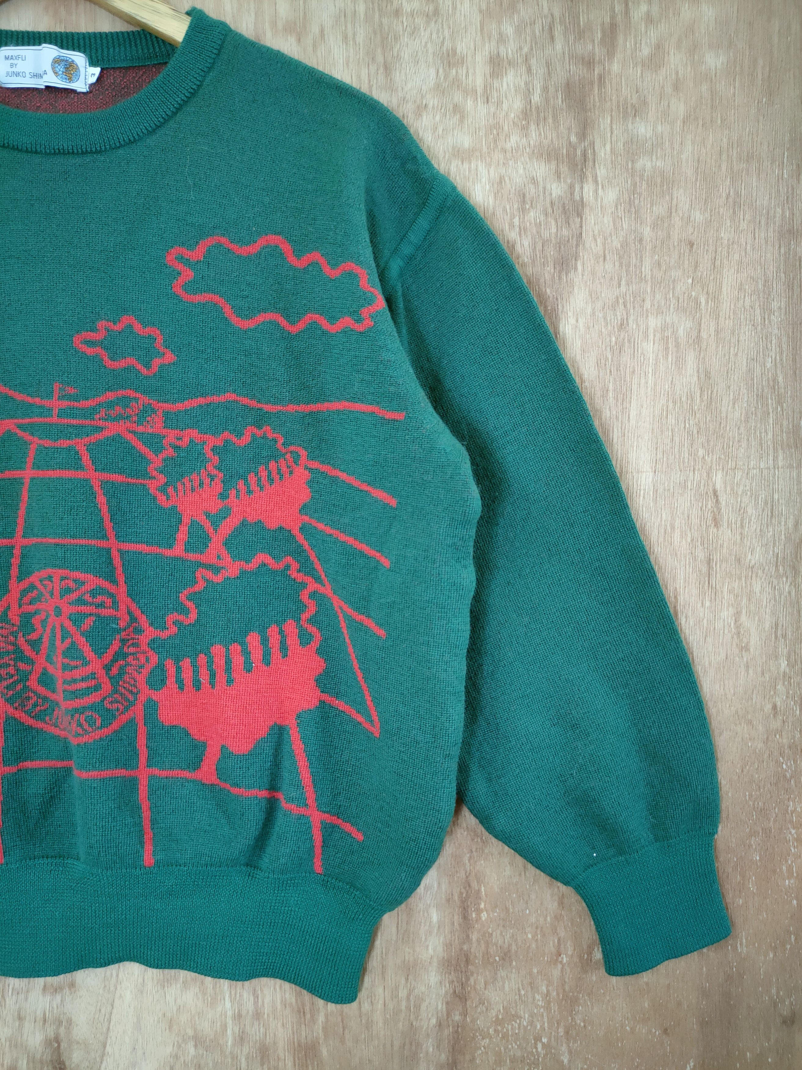 Junko Shimada Junko Shimada knitwear sweatshirt vintage green #46-566DLL Size S / US 4 / IT 40 - 3 Thumbnail