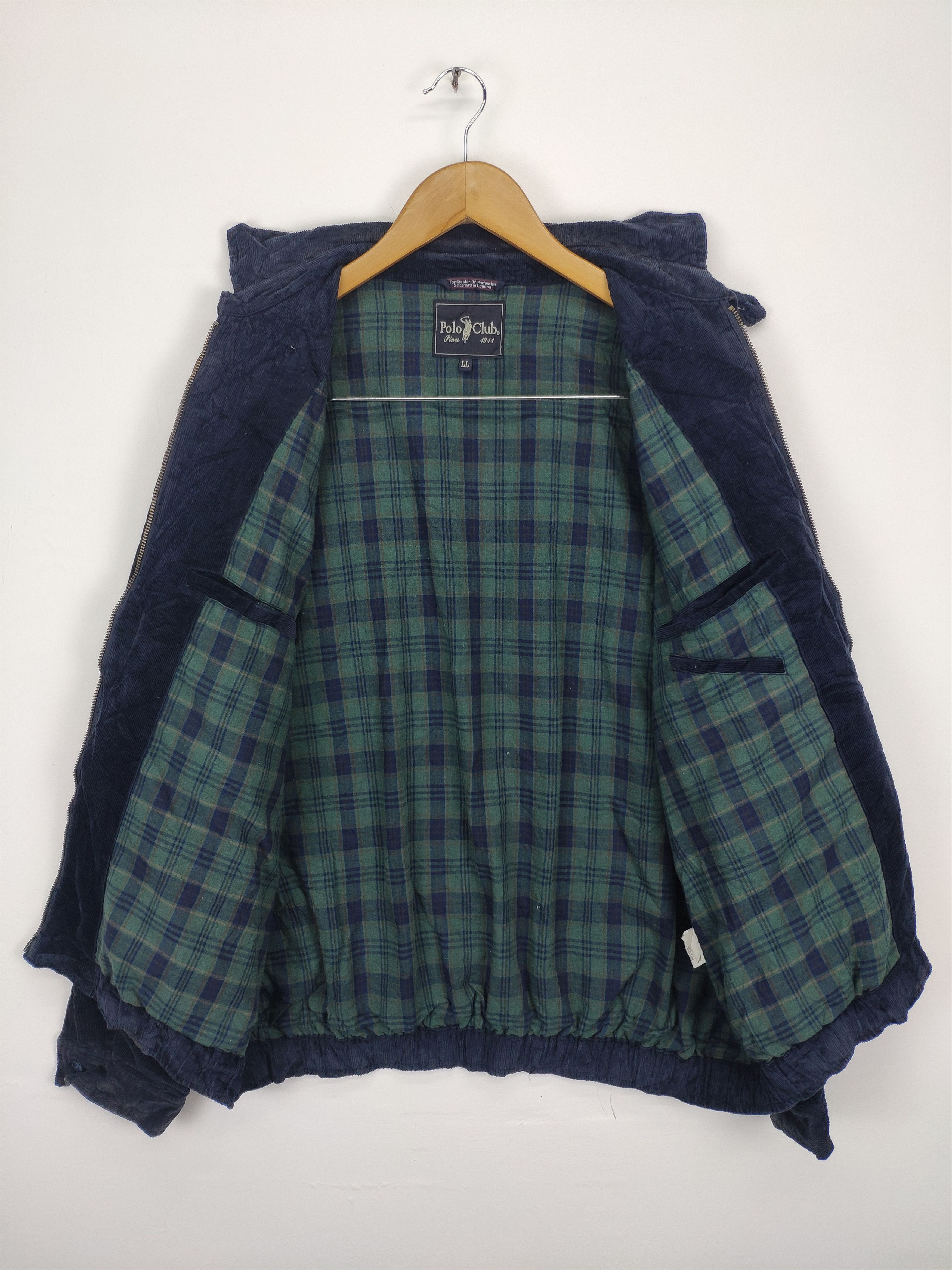 Beverly Hills Polo Club × Vintage Vintage Polo Club Corduroy Jacket Zip Up Size US XL / EU 56 / 4 - 4 Thumbnail