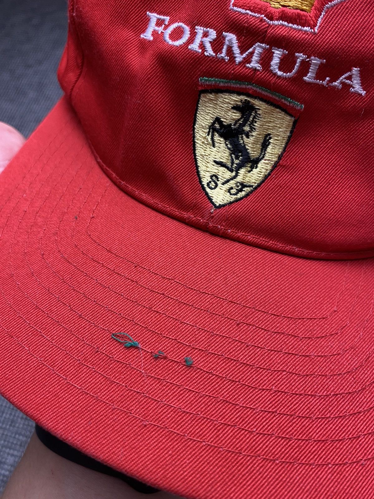 Ferrari × Malcolm McLaren × Vintage Cap x2 vintage Ferarri shell formula 1 Size ONE SIZE - 3 Thumbnail