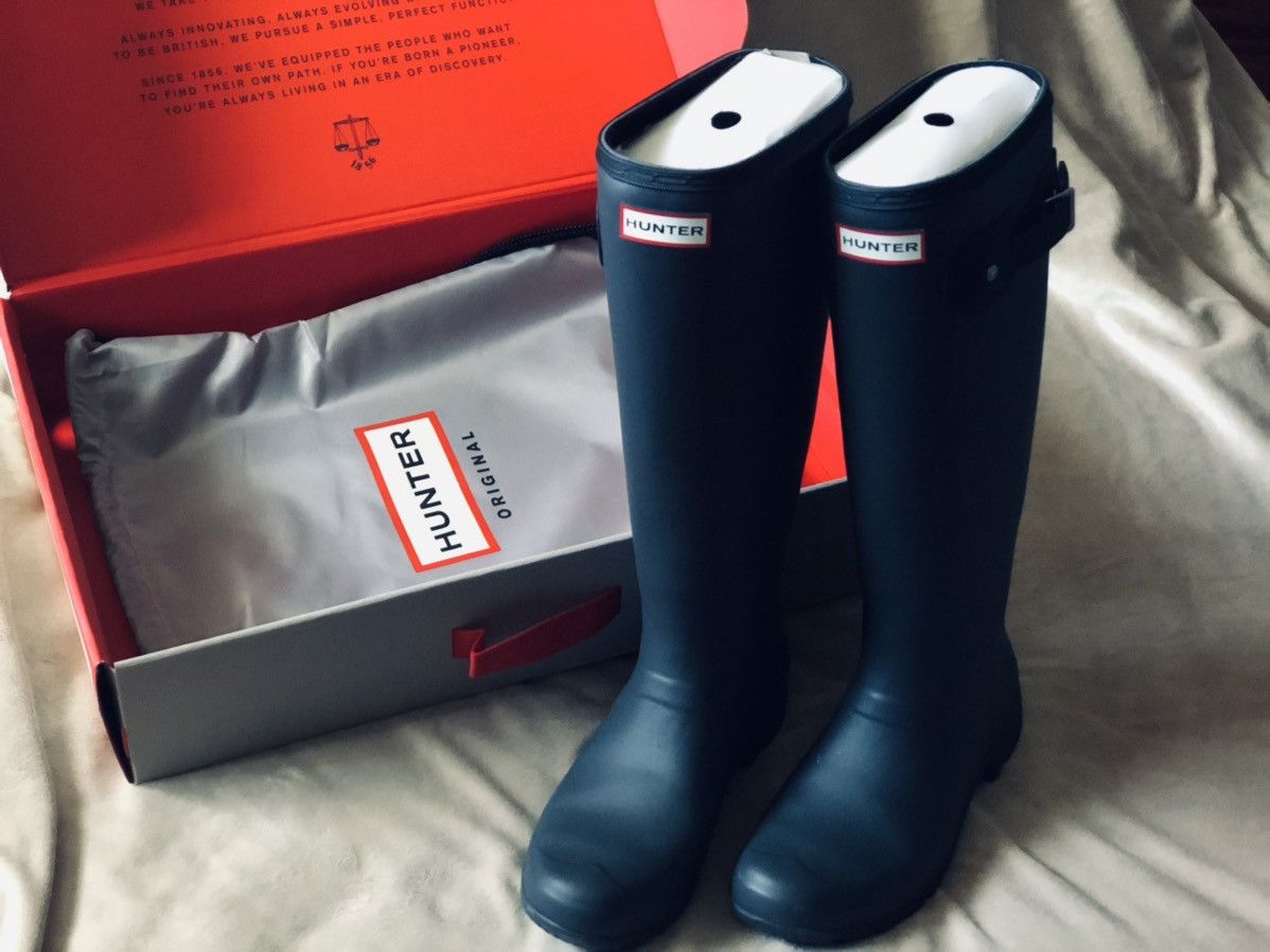 Hunter Hunter Original Tour Folding Tall Rain Boot - W9 | Grailed