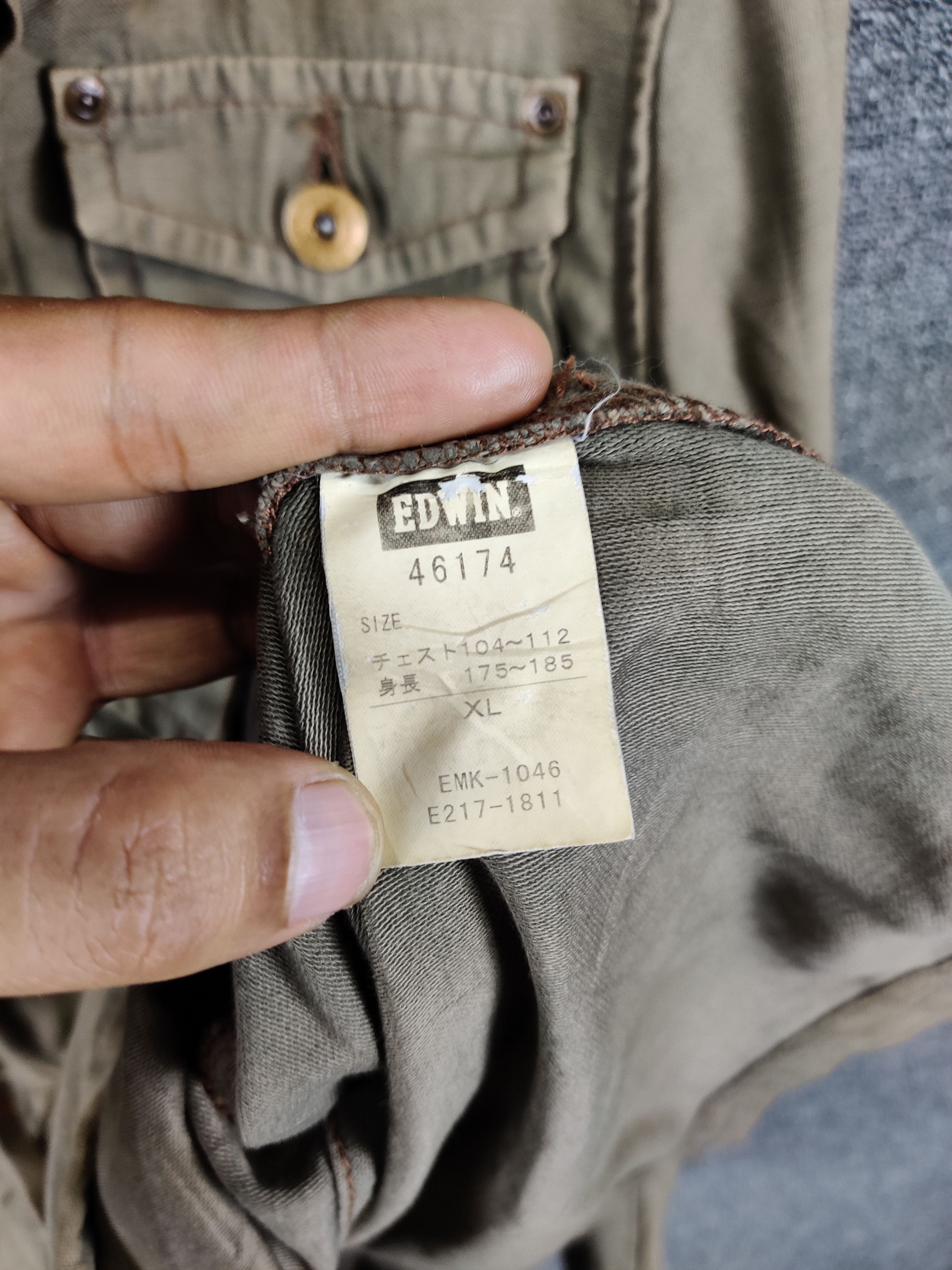 Edwin Vintage Edwin M65 Field Military Jacket Size US XL / EU 56 / 4 - 12 Thumbnail
