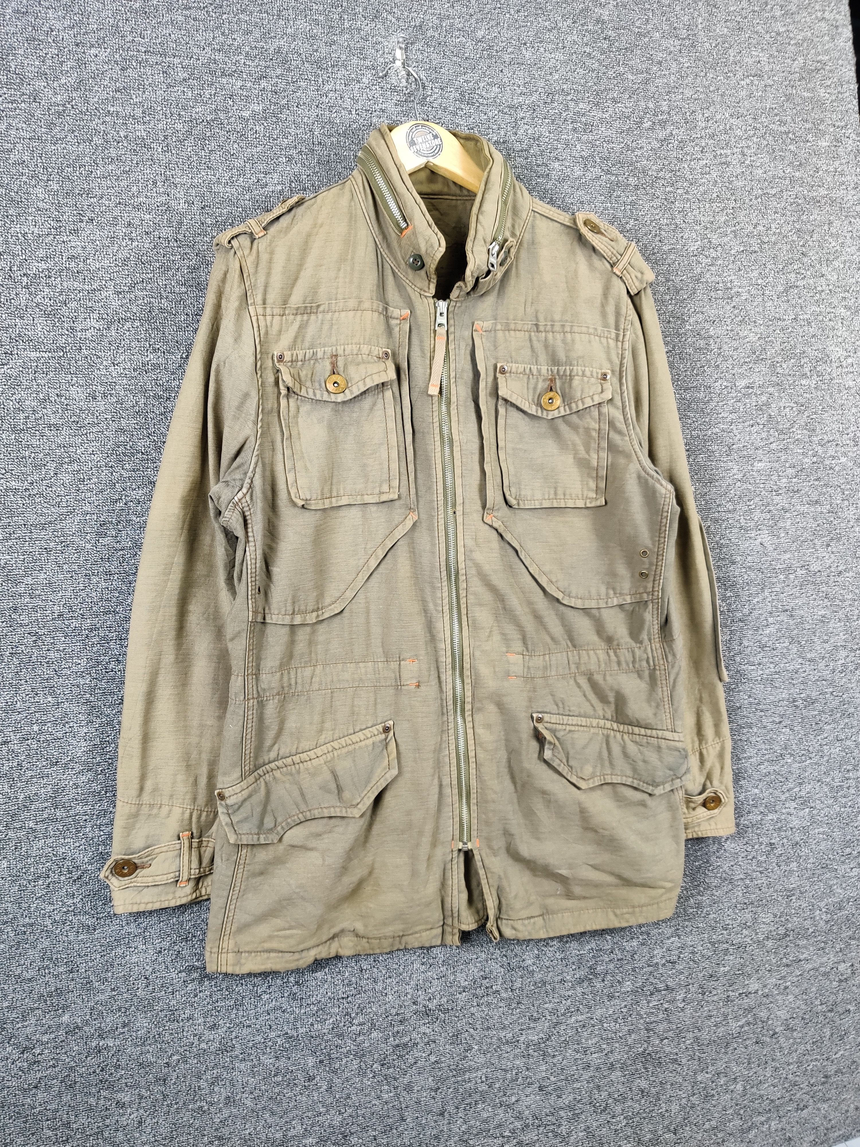 Edwin Vintage Edwin M65 Field Military Jacket Size US XL / EU 56 / 4 - 6 Thumbnail
