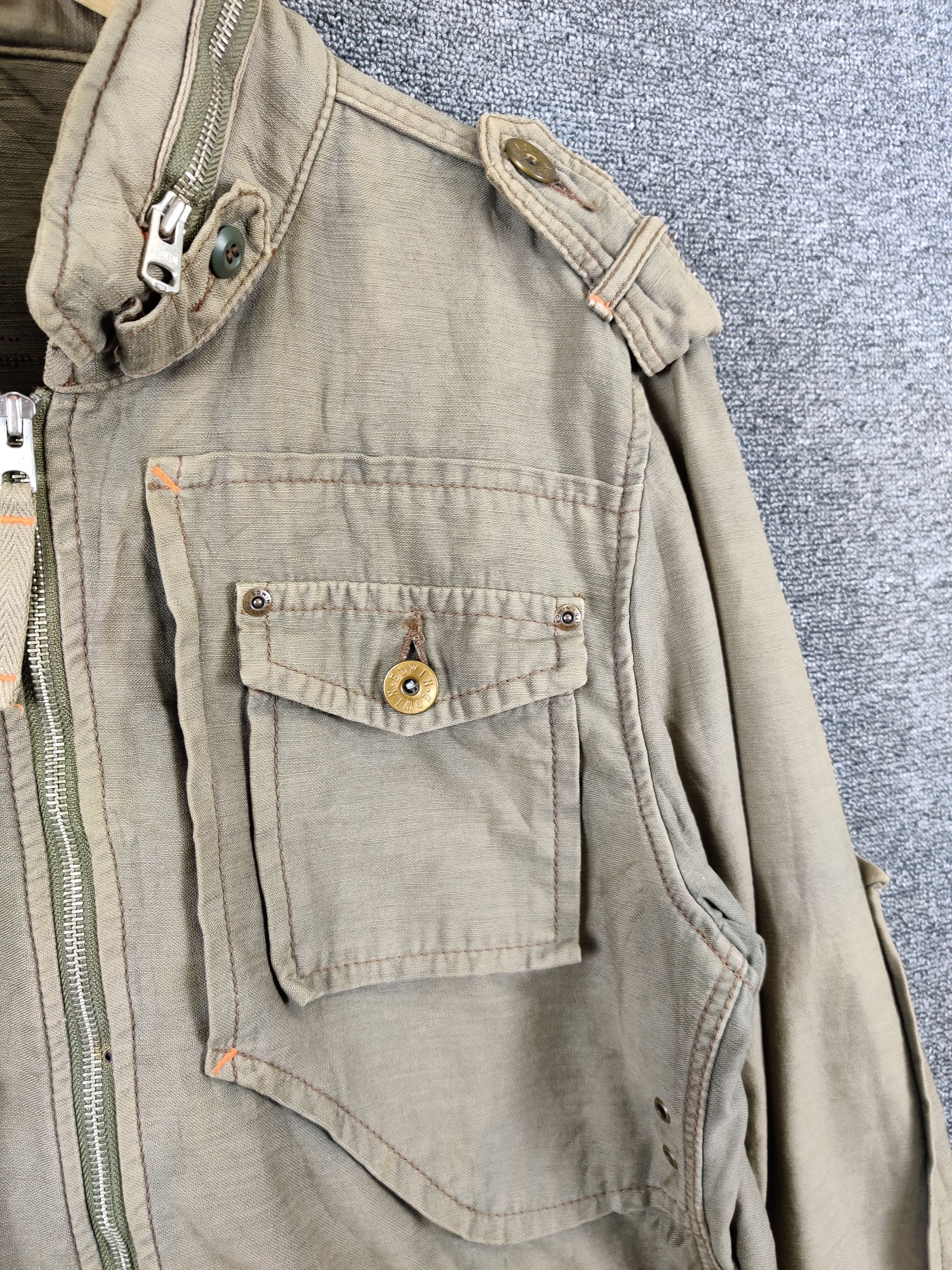 Edwin Vintage Edwin M65 Field Military Jacket Size US XL / EU 56 / 4 - 7 Thumbnail