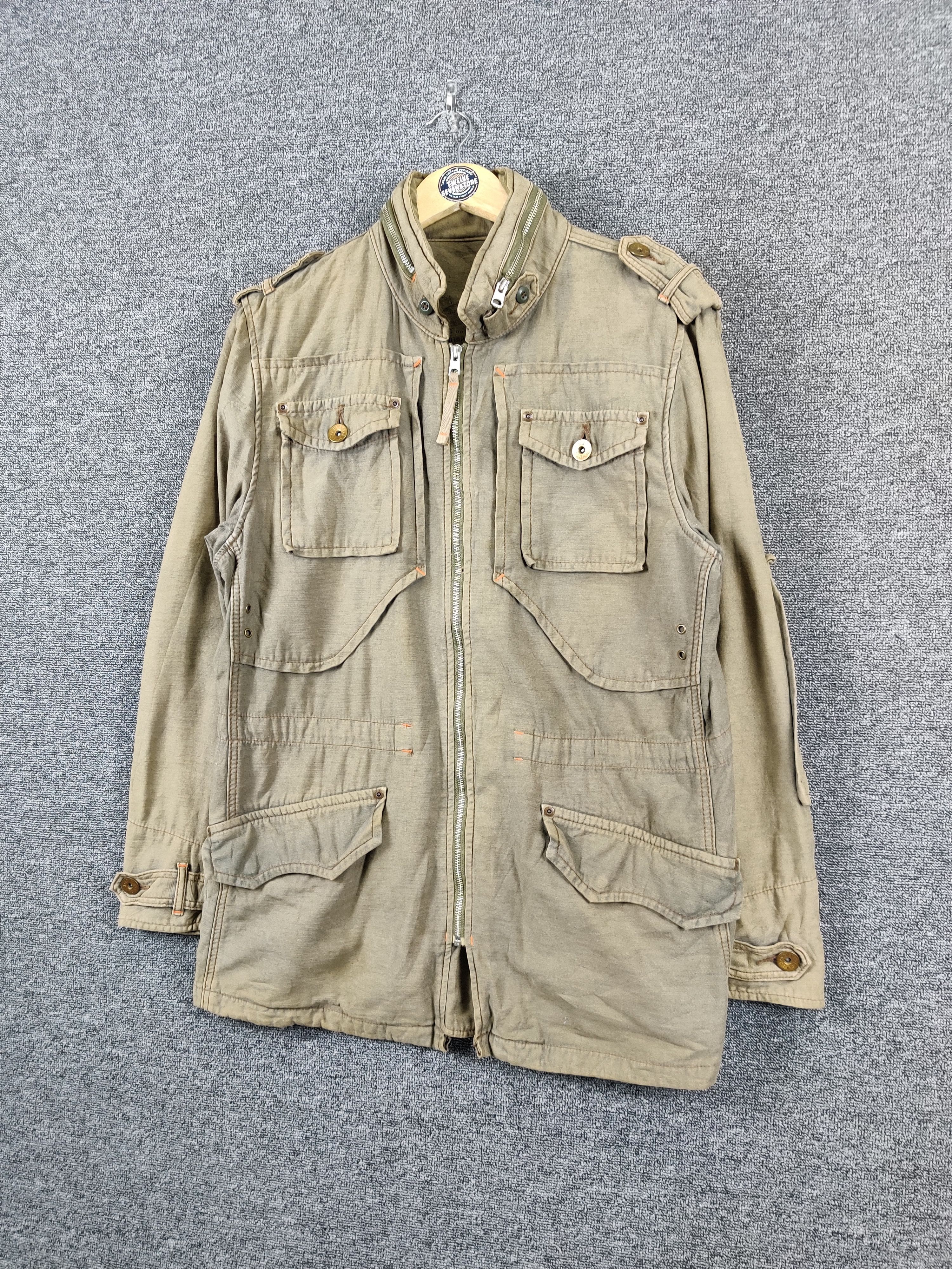 Edwin Vintage Edwin M65 Field Military Jacket Size US XL / EU 56 / 4 - 2 Thumbnail
