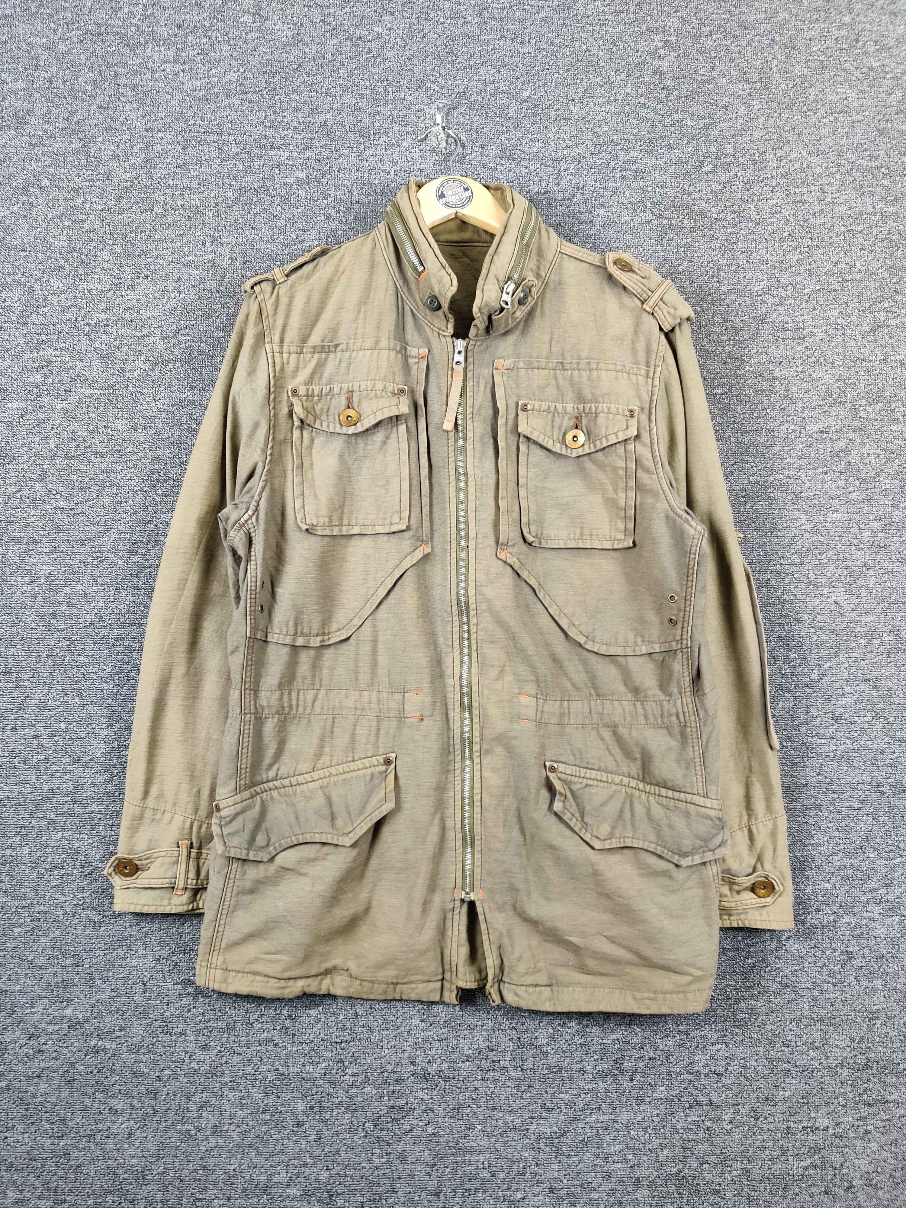 Edwin Vintage Edwin M65 Field Military Jacket Size US XL / EU 56 / 4 - 1 Thumbnail