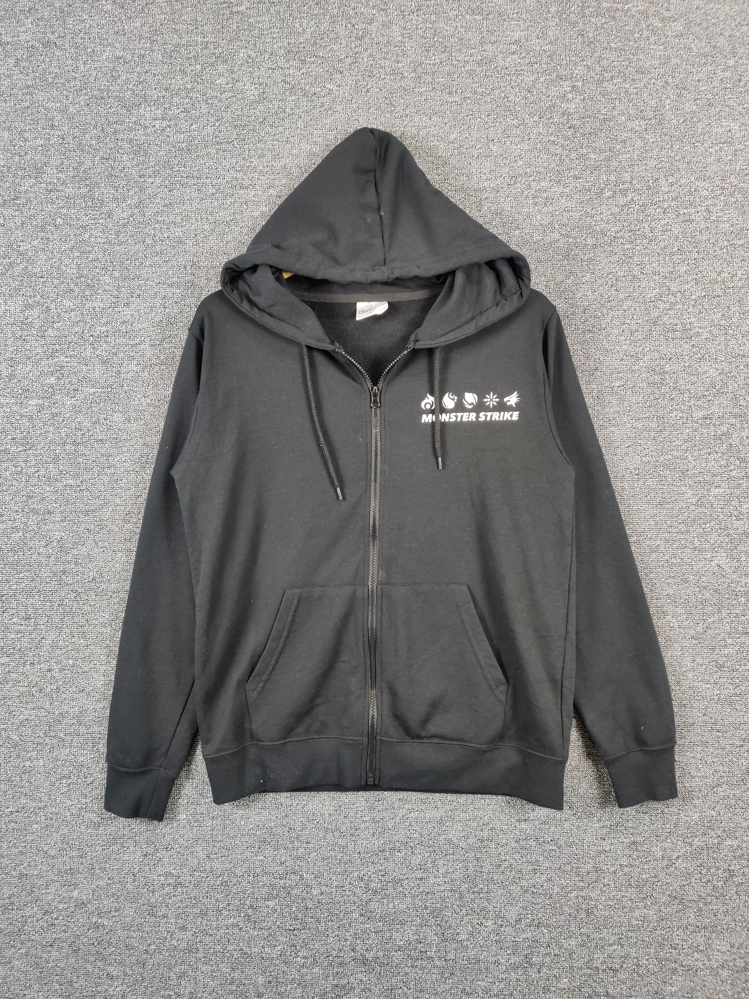 Anime Vintage Anime Monster Strike Zipper Hoodie Size US M / EU 48-50 / 2 - 3 Thumbnail