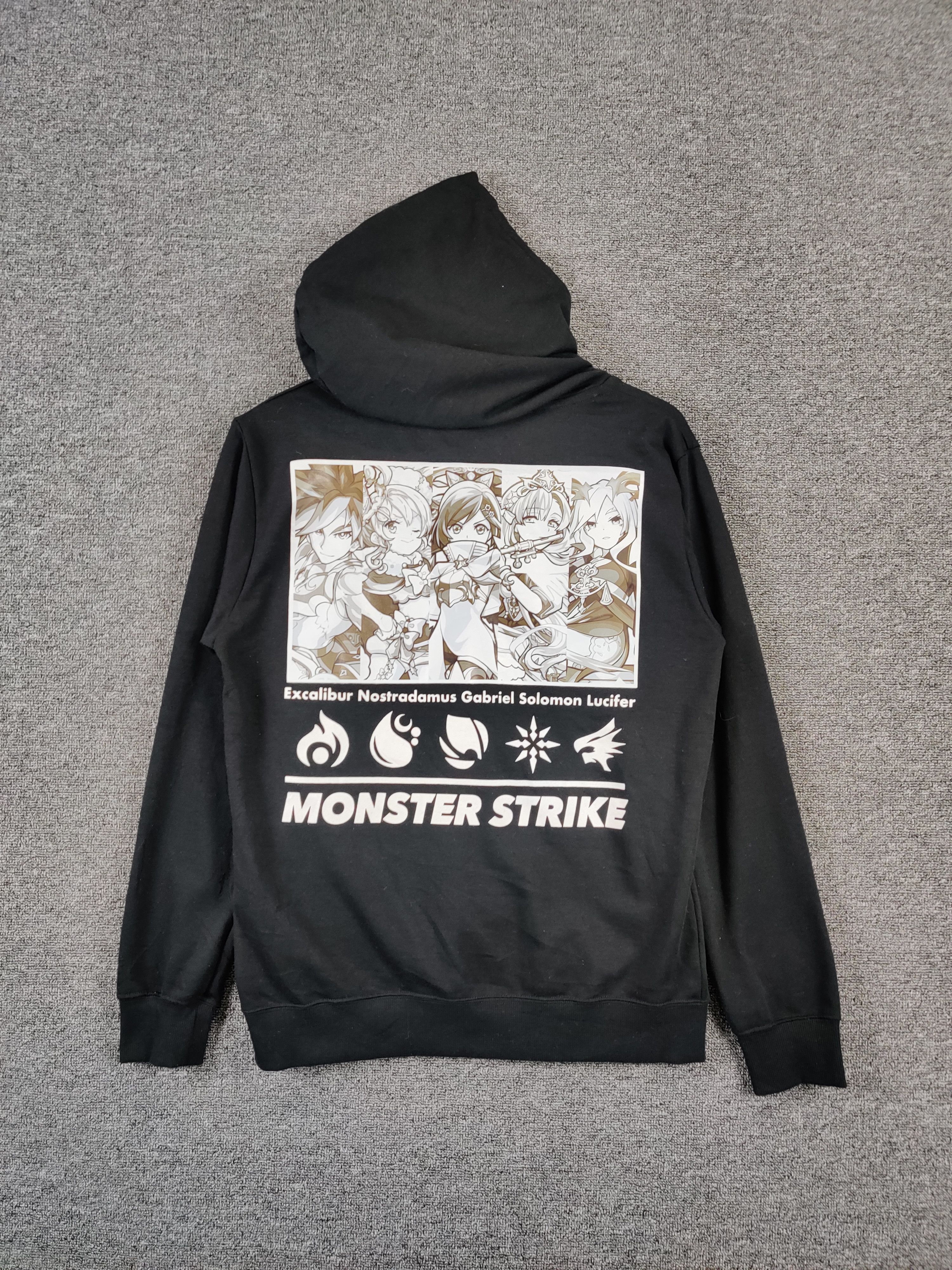 Anime Vintage Anime Monster Strike Zipper Hoodie Size US M / EU 48-50 / 2 - 1 Thumbnail