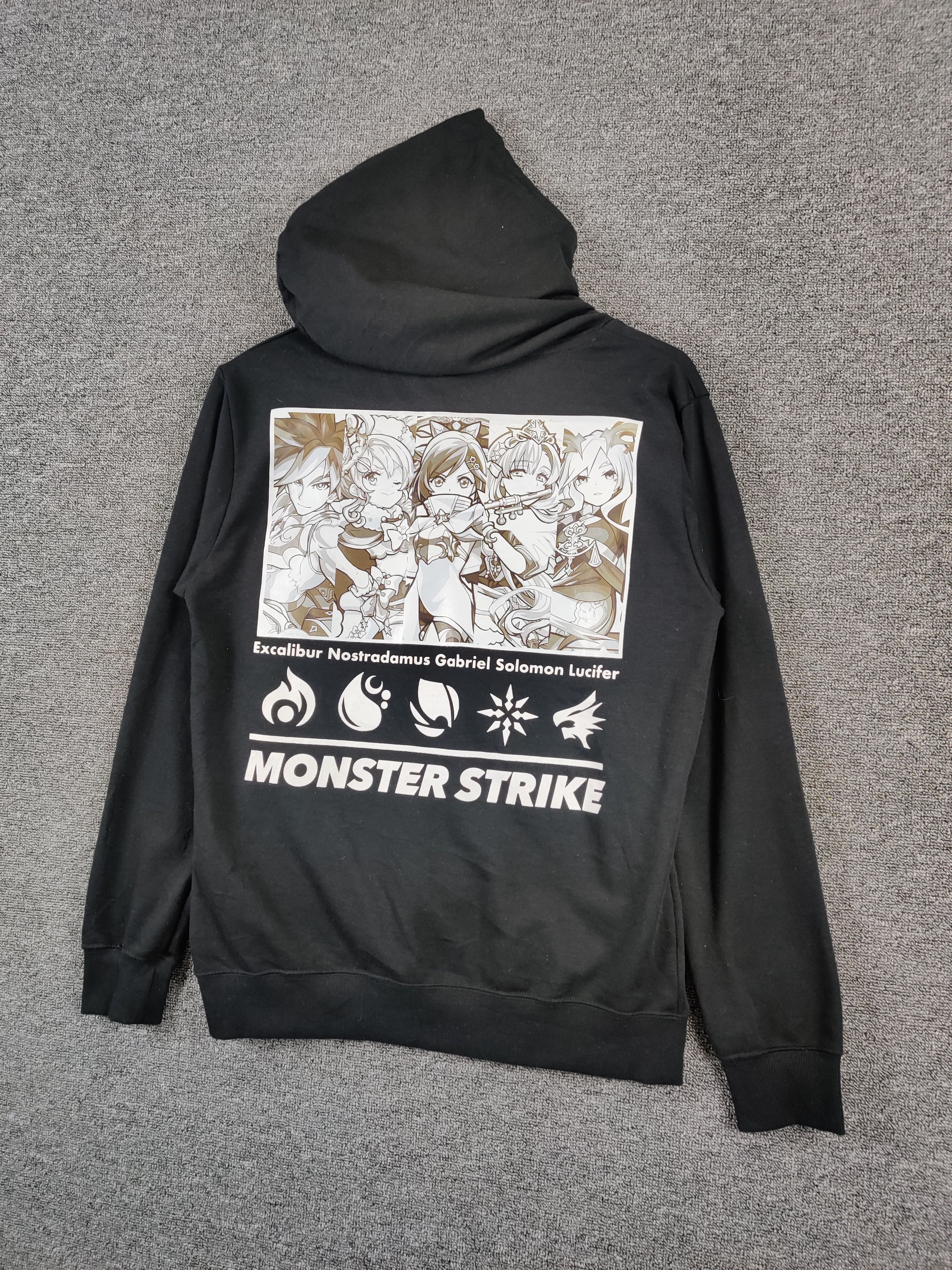 Anime Vintage Anime Monster Strike Zipper Hoodie Size US M / EU 48-50 / 2 - 2 Thumbnail
