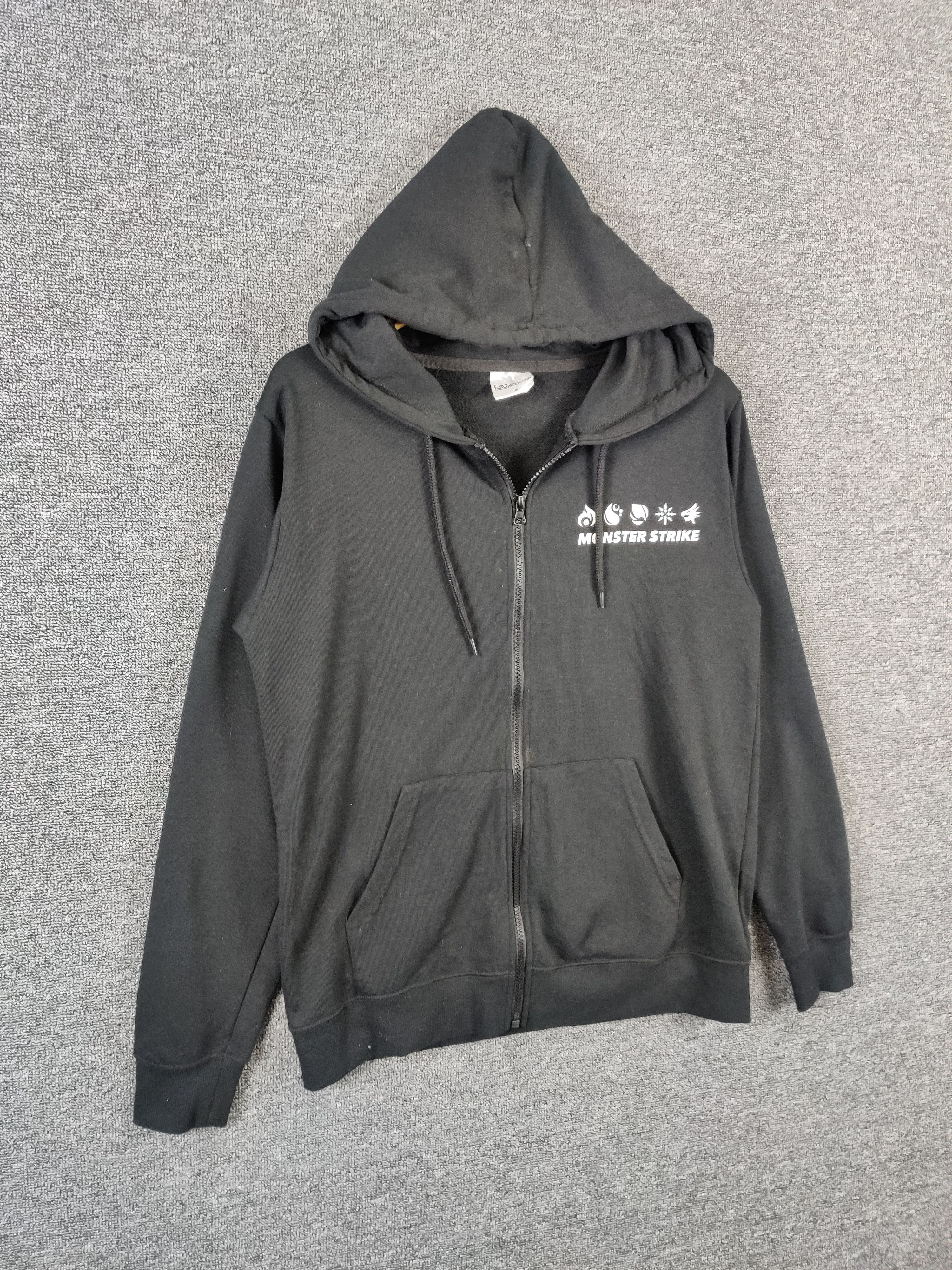 Anime Vintage Anime Monster Strike Zipper Hoodie Size US M / EU 48-50 / 2 - 6 Thumbnail