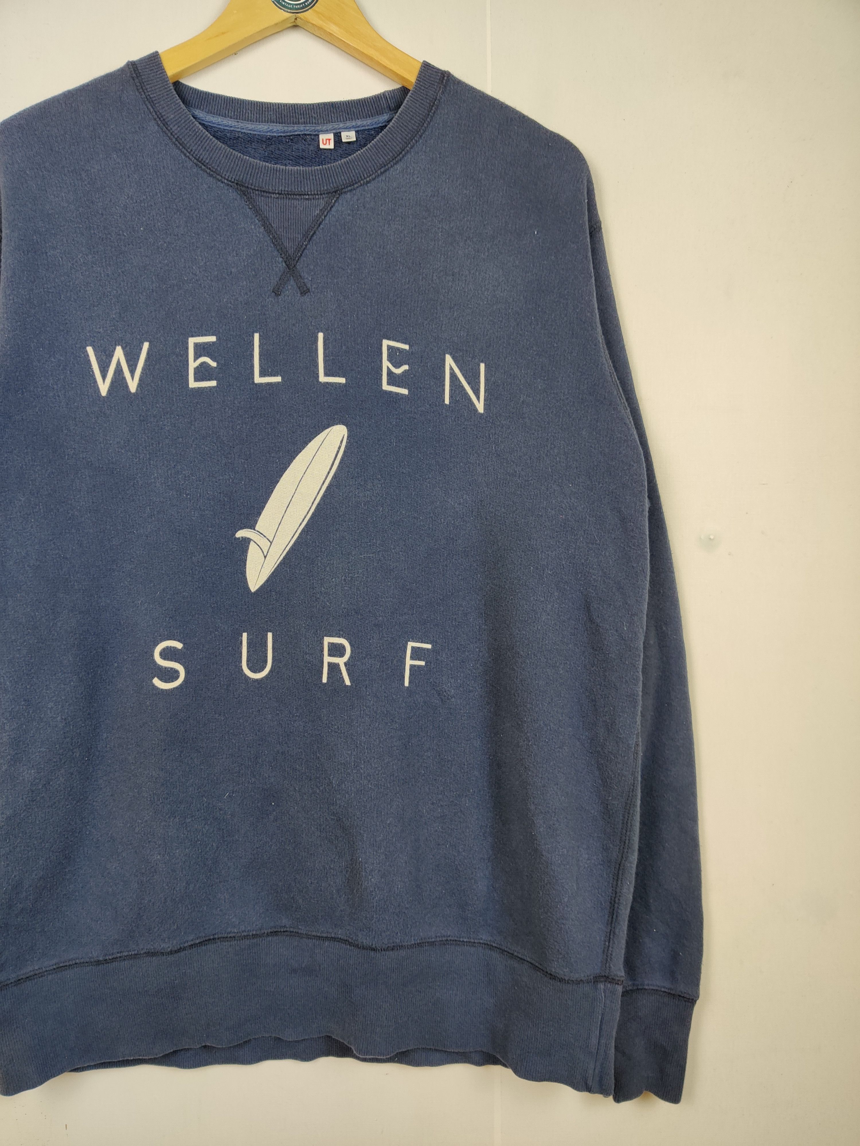 Uniqlo Vintage Uniqlo Japanese Brand Wellen Surf Sweatshirt Size US XL / EU 56 / 4 - 3 Thumbnail
