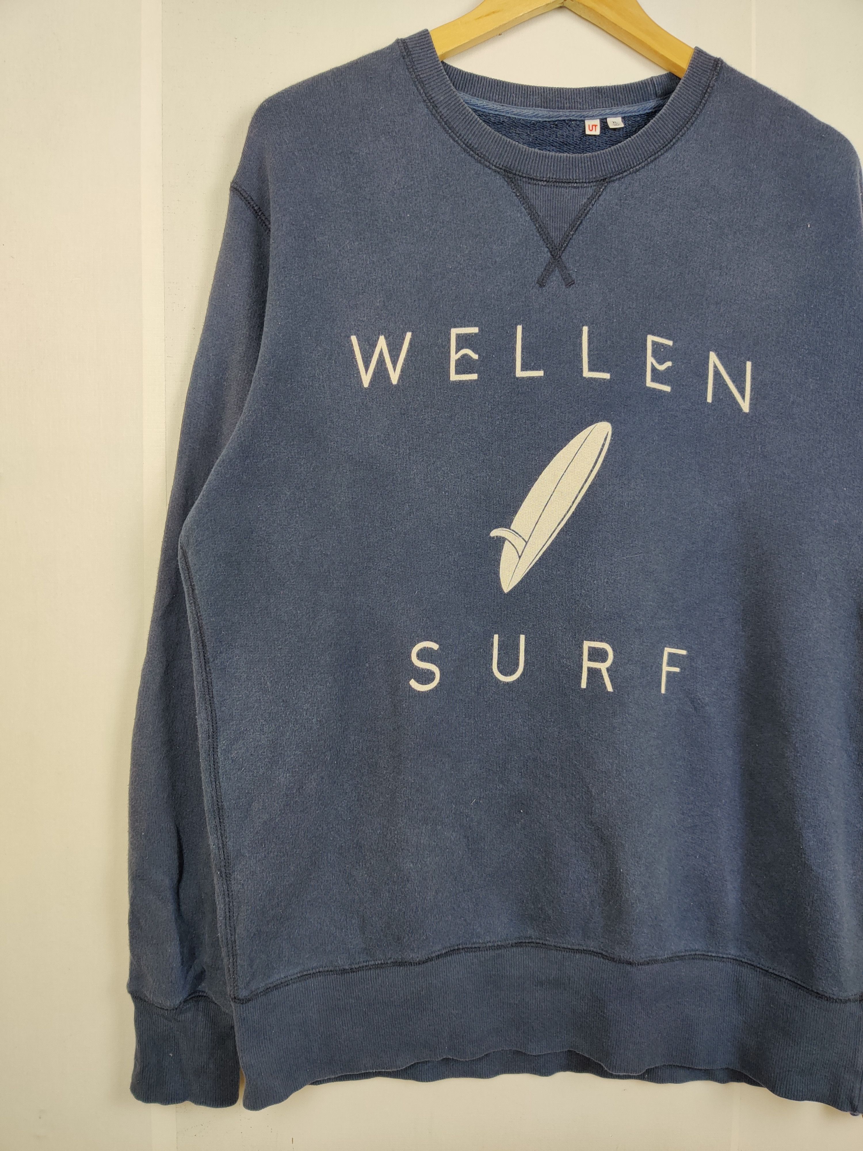Uniqlo Vintage Uniqlo Japanese Brand Wellen Surf Sweatshirt Size US XL / EU 56 / 4 - 5 Thumbnail