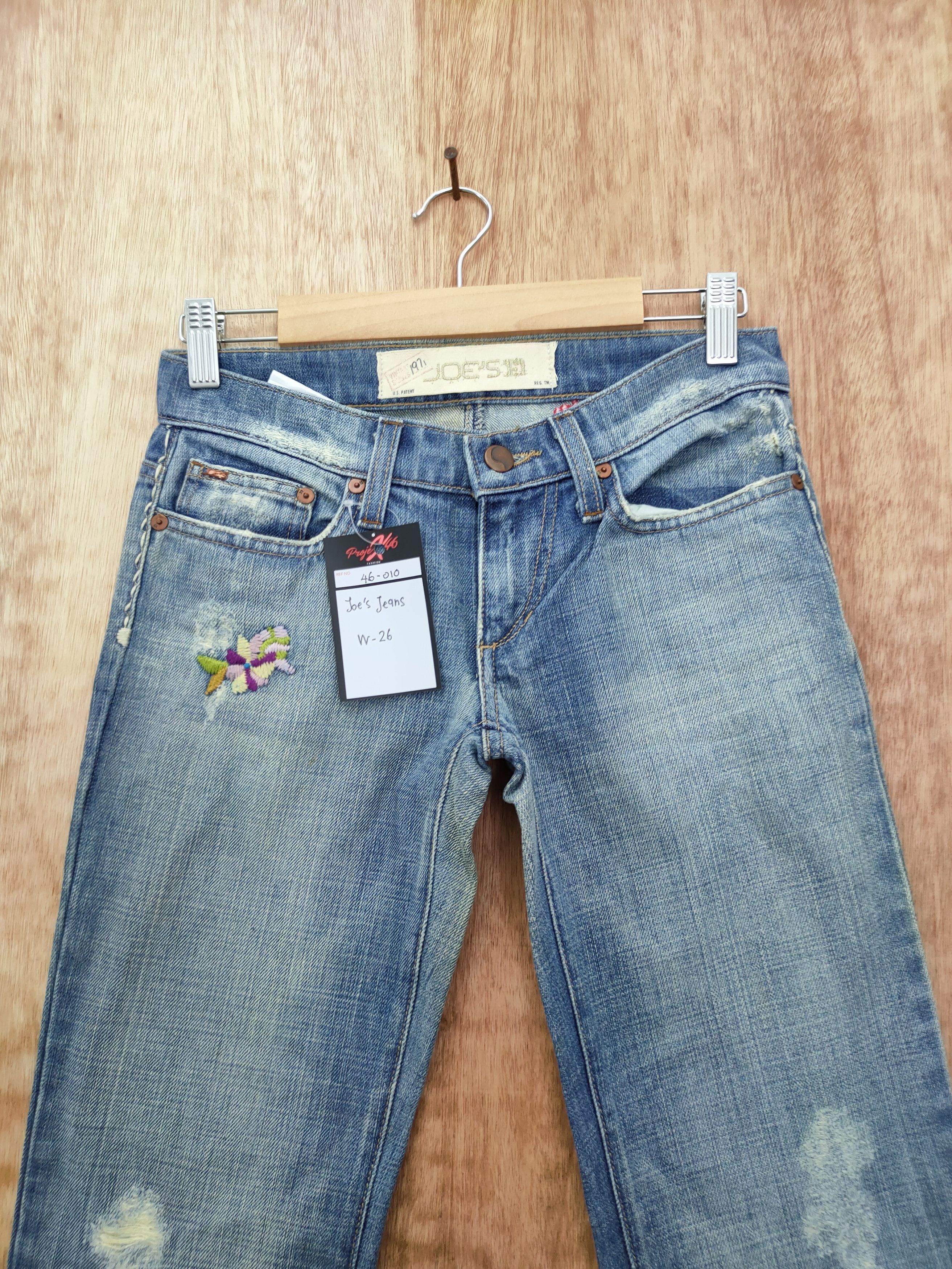 Joe's DL joe's jeans Bootcut art embroidered denim pants #46-010 Size 24" / US 00 / IT 34 - 3 Thumbnail
