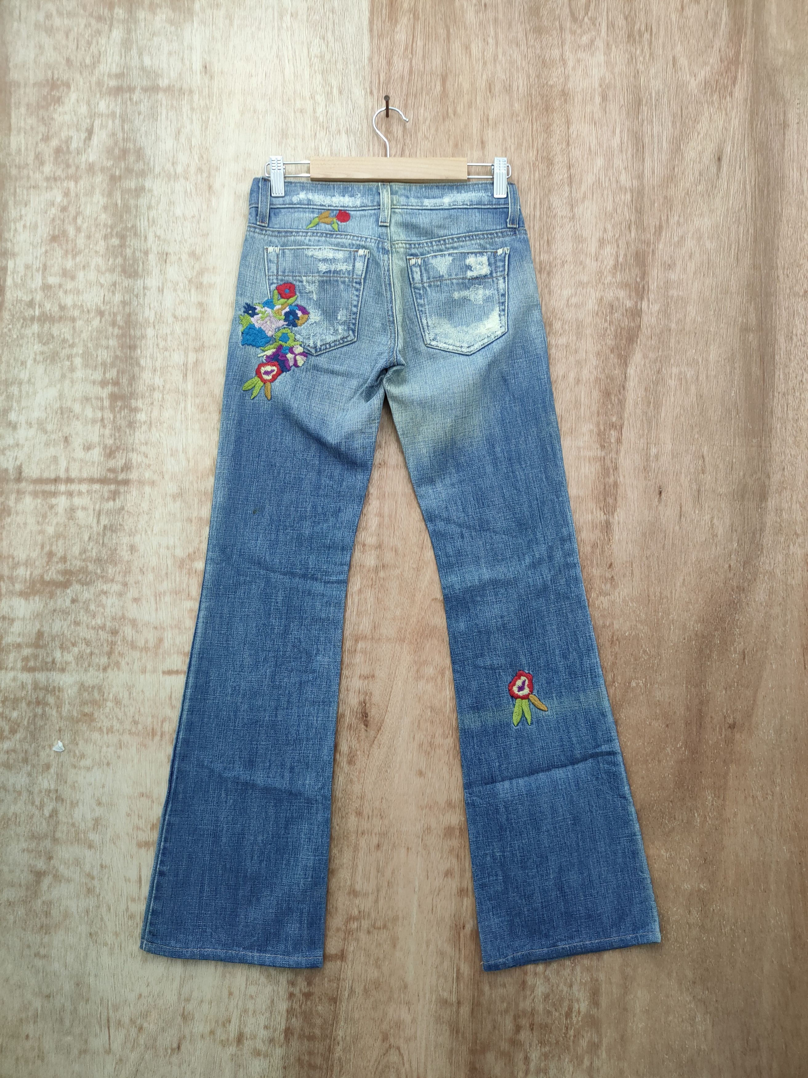 Joe's DL joe's jeans Bootcut art embroidered denim pants #46-010 Size 24" / US 00 / IT 34 - 5 Thumbnail