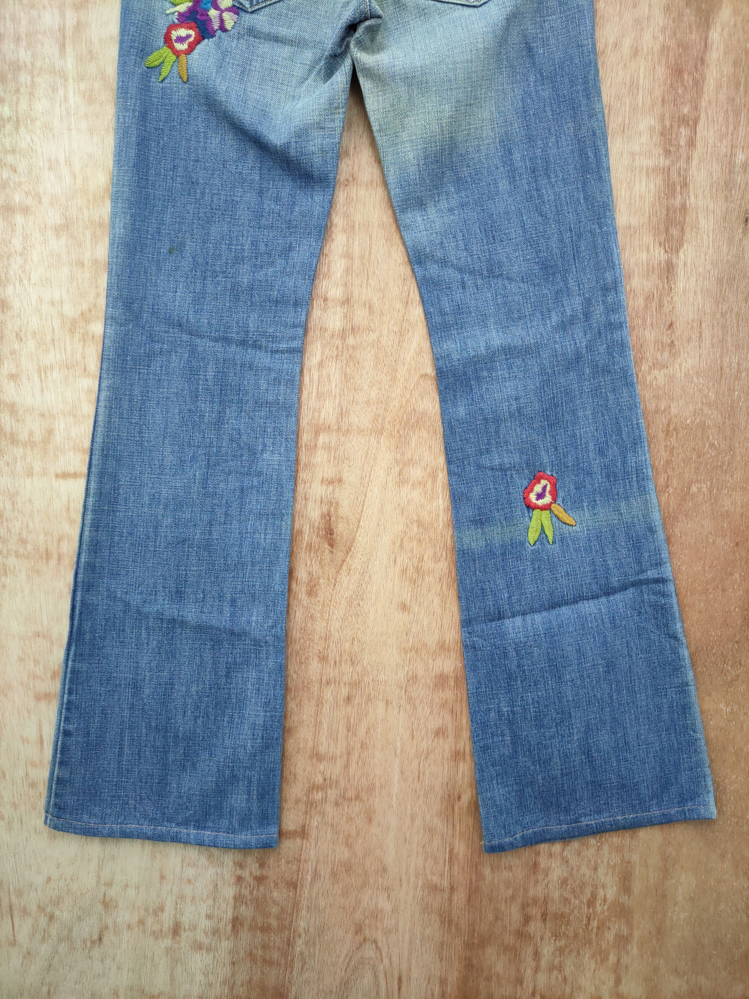 Joe's DL joe's jeans Bootcut art embroidered denim pants #46-010 Size 24" / US 00 / IT 34 - 6 Thumbnail