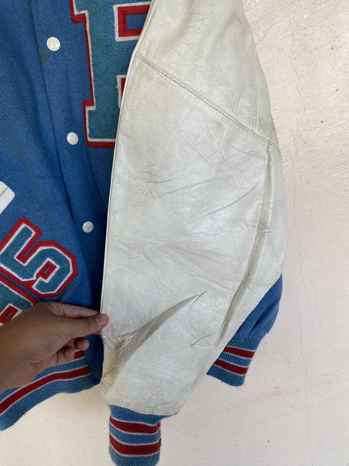 Vintage GRAIL🔥 Vintage Denis Bousher Cross Country Varsity Jacket Size US L / EU 52-54 / 3 - 11 Thumbnail