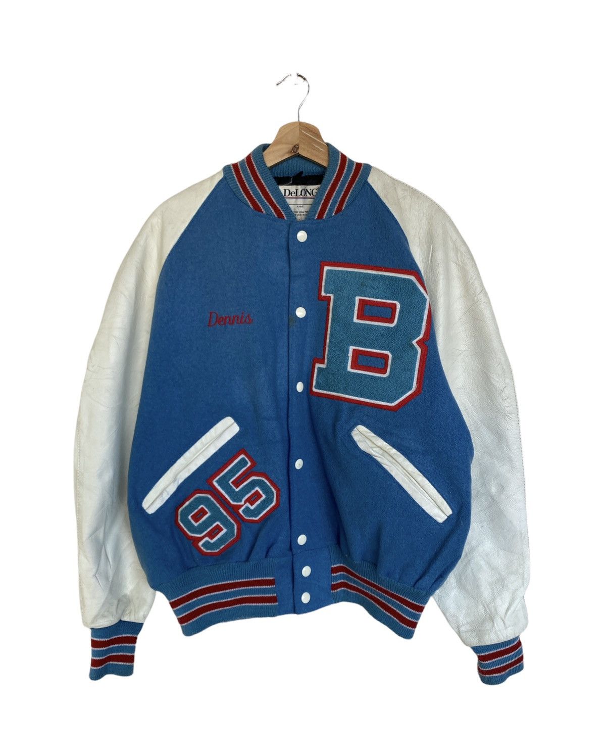 Vintage GRAIL🔥 Vintage Denis Bousher Cross Country Varsity Jacket Size US L / EU 52-54 / 3 - 1 Thumbnail