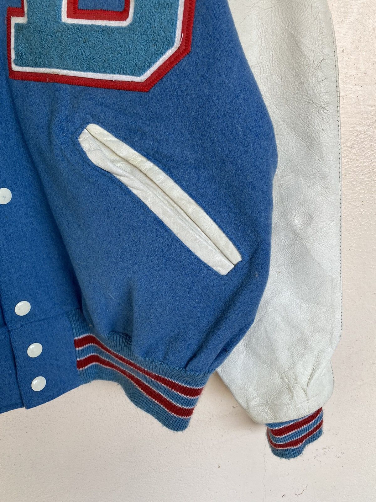 Vintage GRAIL🔥 Vintage Denis Bousher Cross Country Varsity Jacket Size US L / EU 52-54 / 3 - 6 Thumbnail
