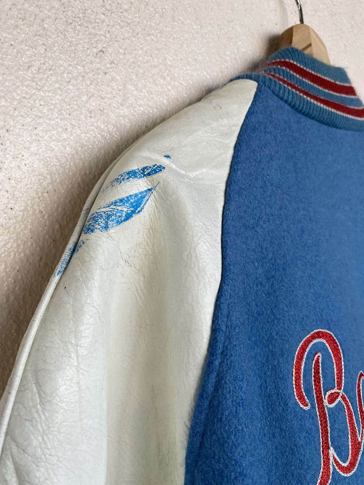 Vintage GRAIL🔥 Vintage Denis Bousher Cross Country Varsity Jacket Size US L / EU 52-54 / 3 - 10 Thumbnail