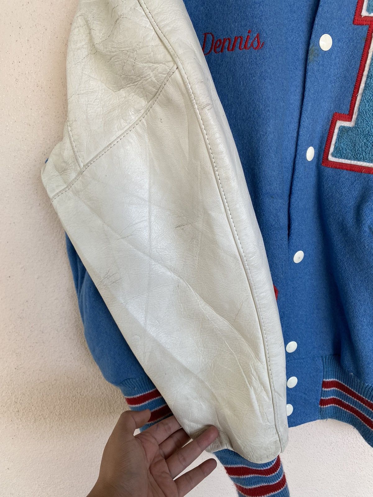 Vintage GRAIL🔥 Vintage Denis Bousher Cross Country Varsity Jacket Size US L / EU 52-54 / 3 - 12 Thumbnail