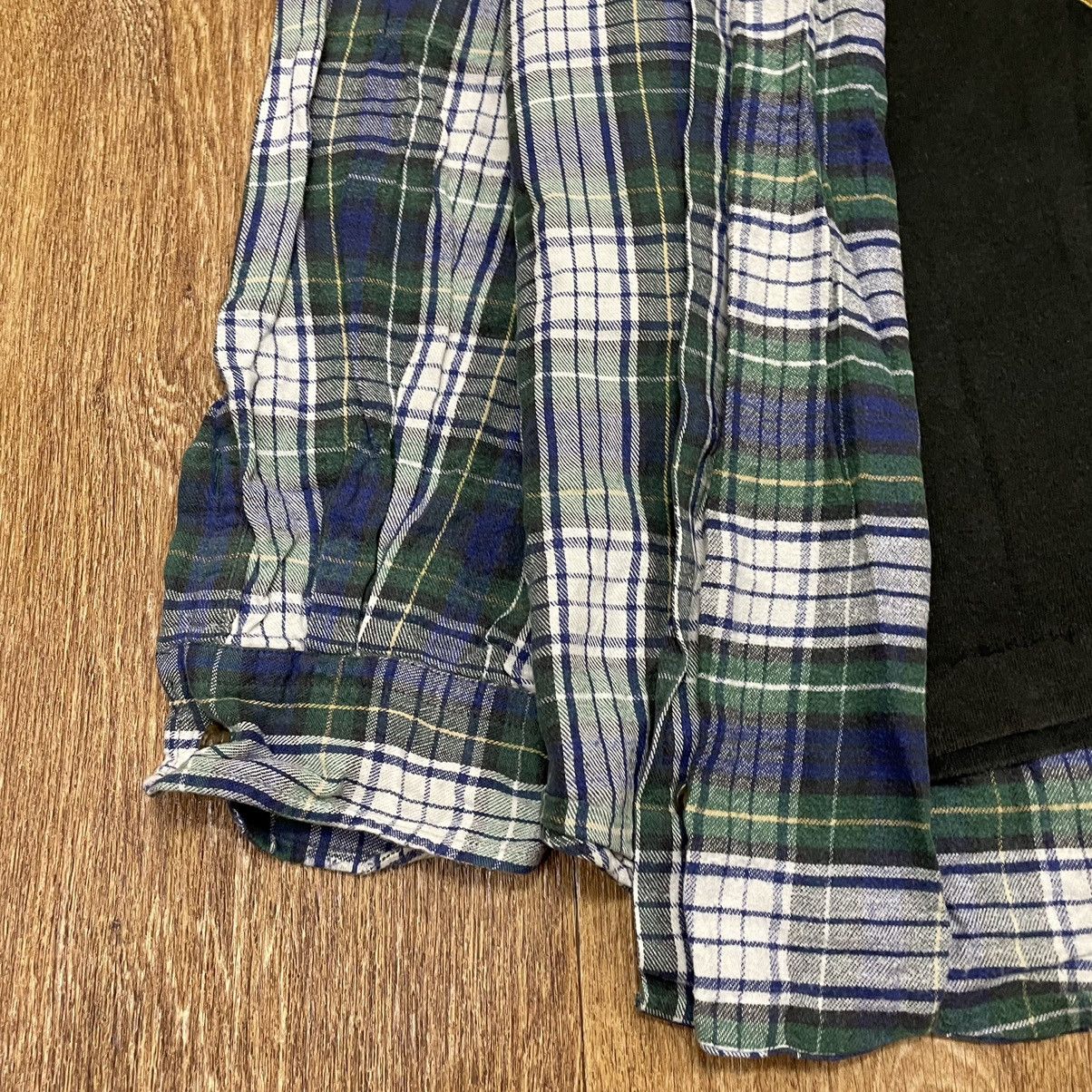 Vintage Vintage 90s Plaid Shirt Graphic Tee Layering Skate Grunge L Size US L / EU 52-54 / 3 - 2 Thumbnail