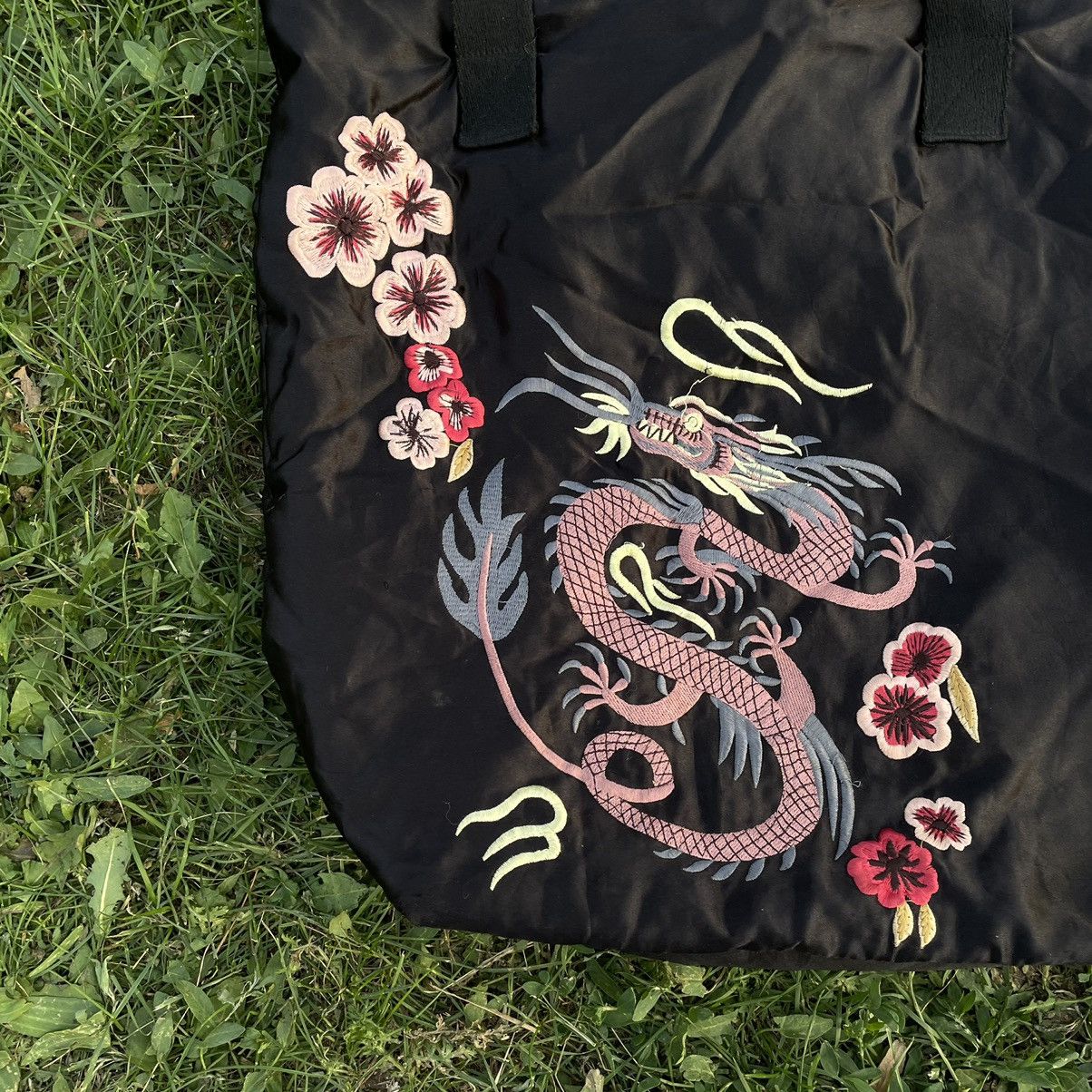 Japanese Brand Vintage 90s Dragon Tokyo Shopper Baggy Japanese Streetwea Size ONE SIZE - 3 Thumbnail