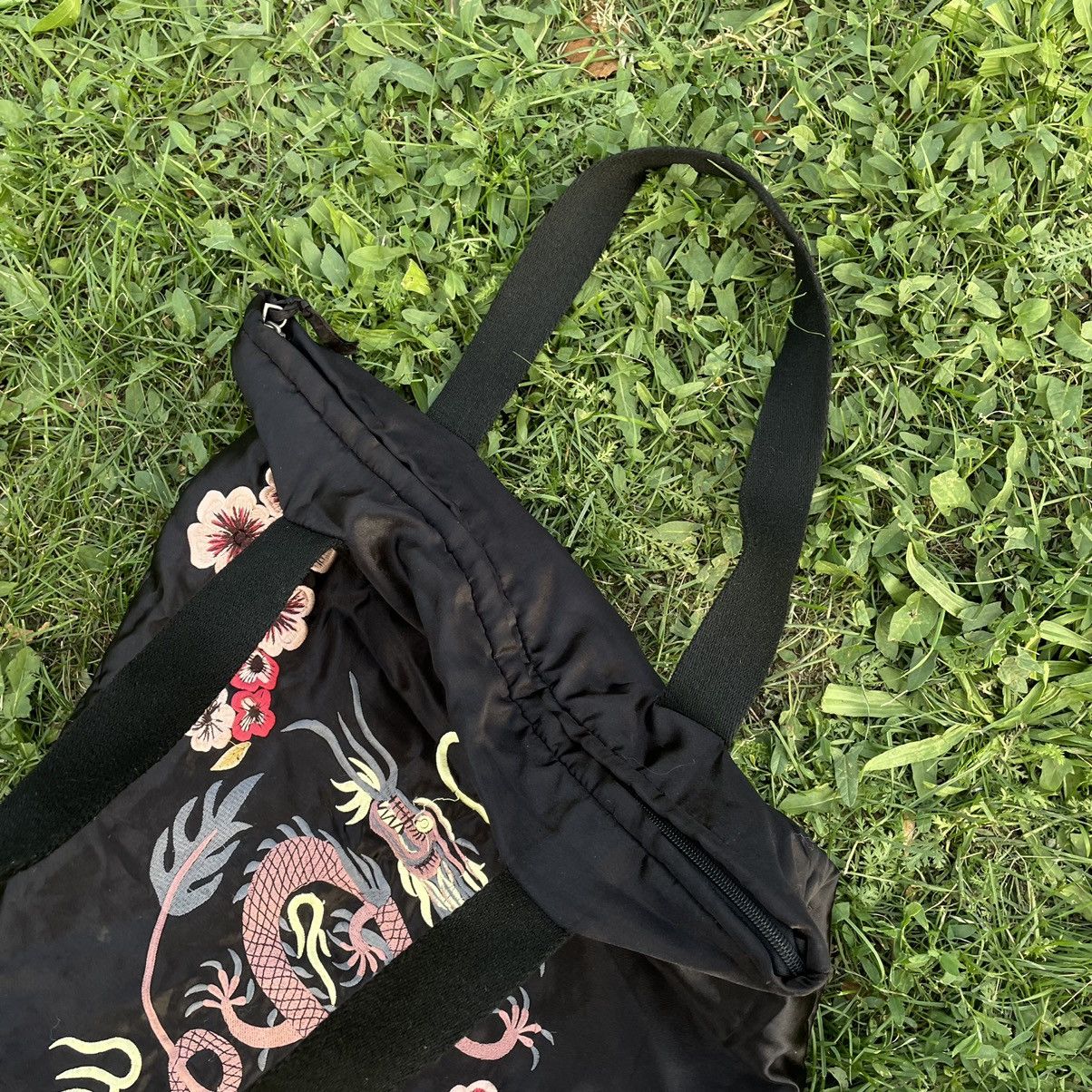Japanese Brand Vintage 90s Dragon Tokyo Shopper Baggy Japanese Streetwea Size ONE SIZE - 5 Thumbnail