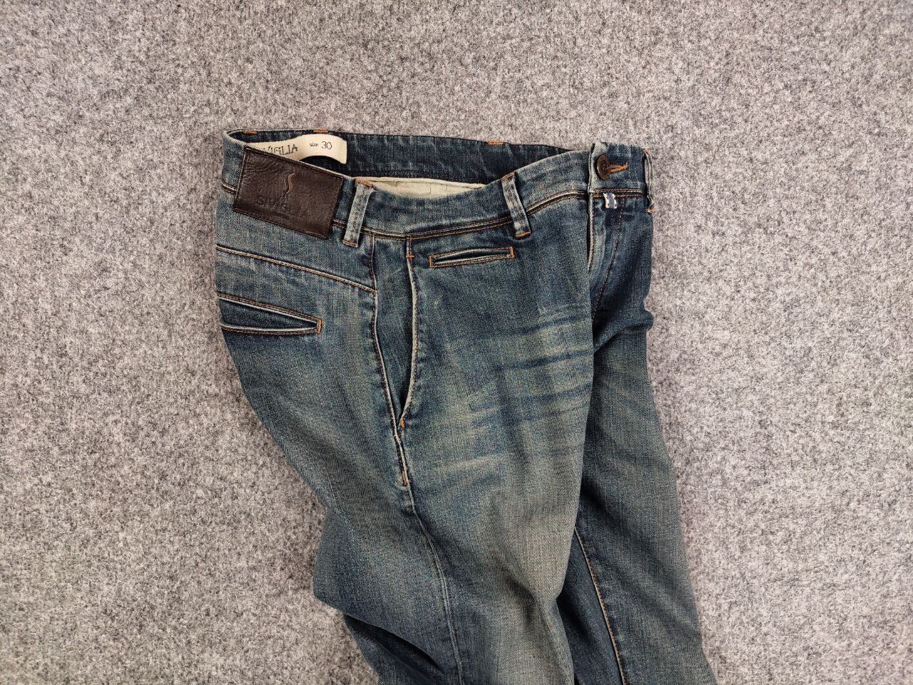 Siviglia Siviglia Premium Designer Fabric Faded Denim Jeans Size US 30 / EU 46 - 17 Thumbnail