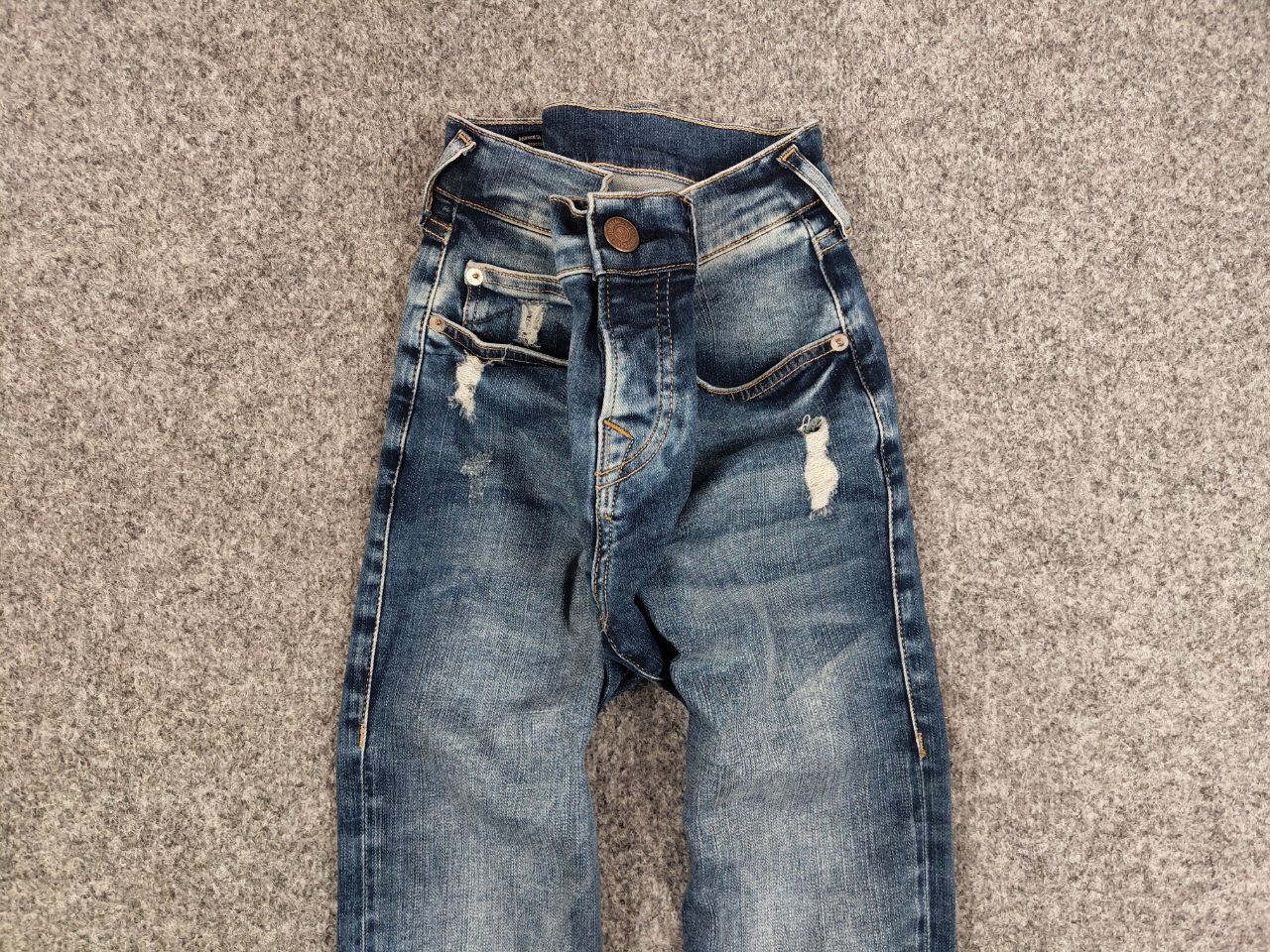True Religion Vintage True Religion Rocco Relaxed Skinny Faded Denim Jeans Size US 28 / EU 44 - 7 Thumbnail