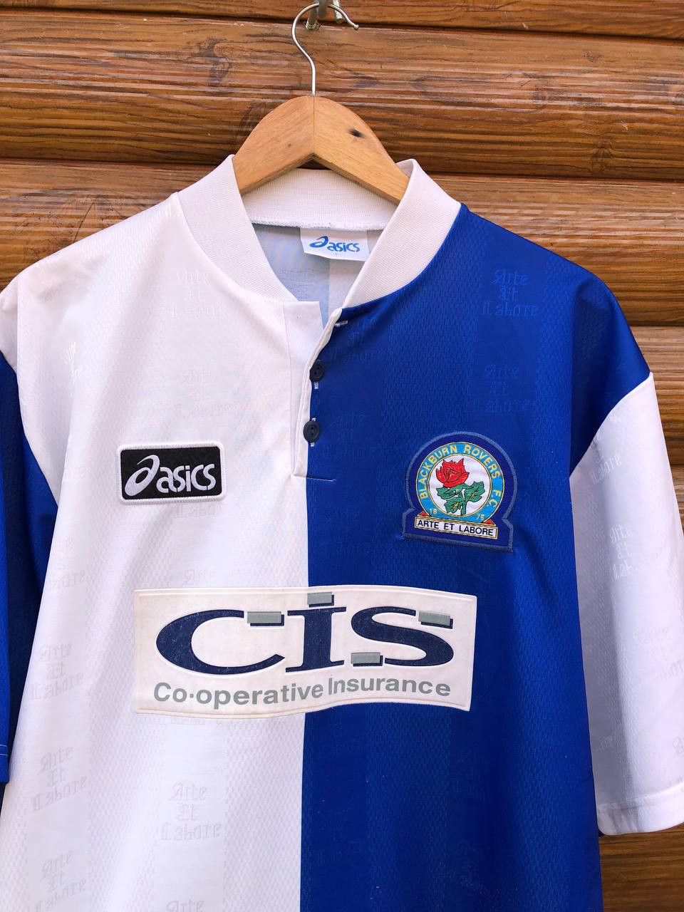 Asics Vintage Blackburn Rovers Football Shirt Asics jersey Size US L / EU 52-54 / 3 - 2 Thumbnail