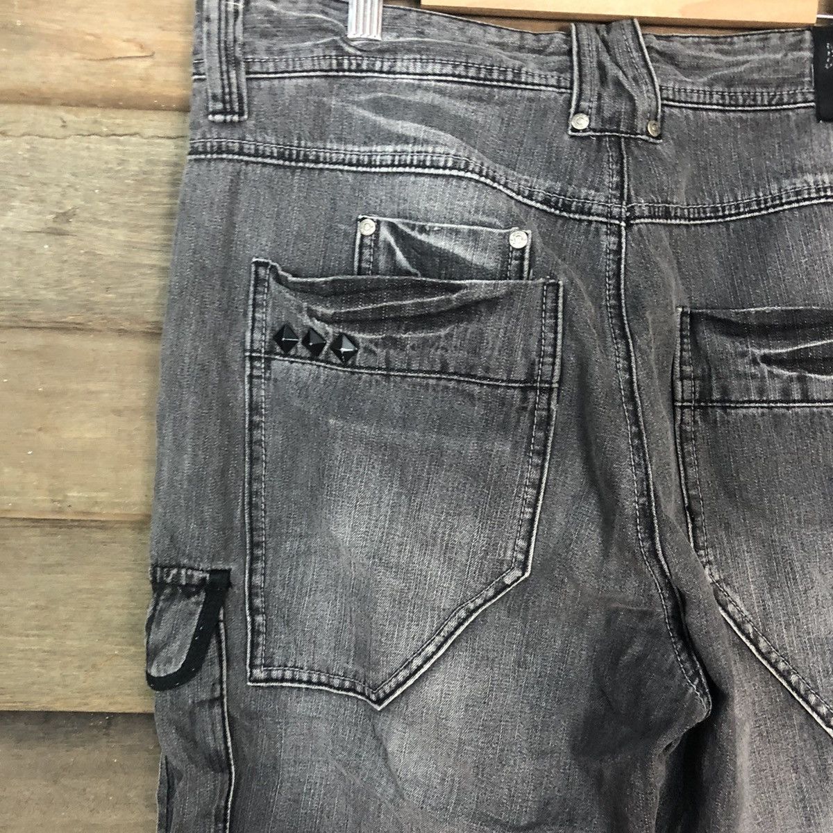 Japanese Brand Why Jeans denim multipocket Grey Cargo Pants #3411DL Size US 34 / EU 50 - 14 Thumbnail