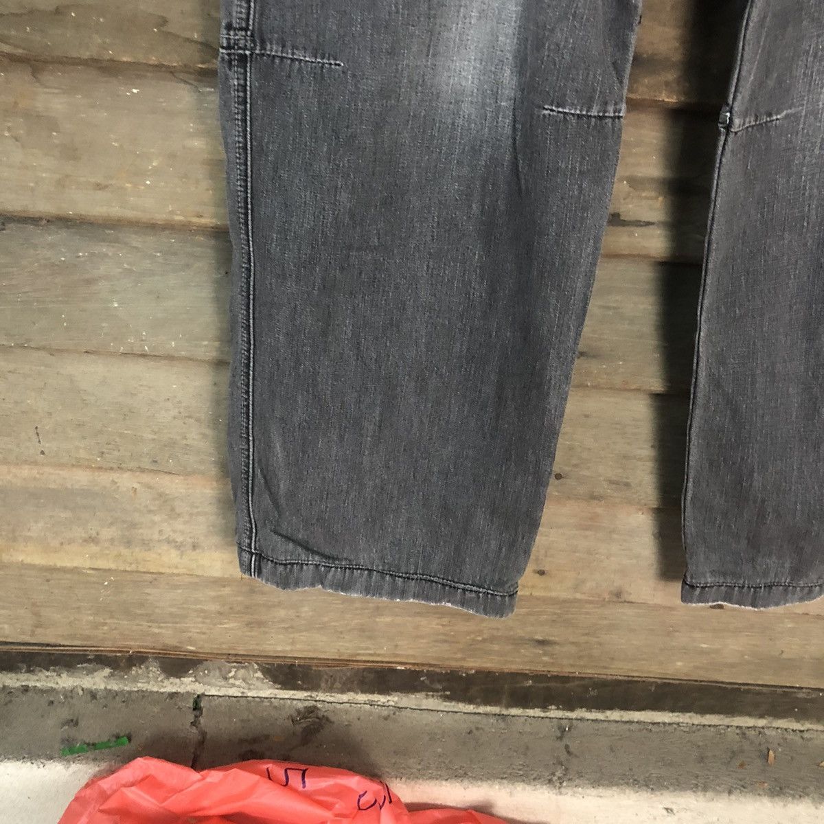 Japanese Brand Why Jeans denim multipocket Grey Cargo Pants #3411DL Size US 34 / EU 50 - 8 Thumbnail
