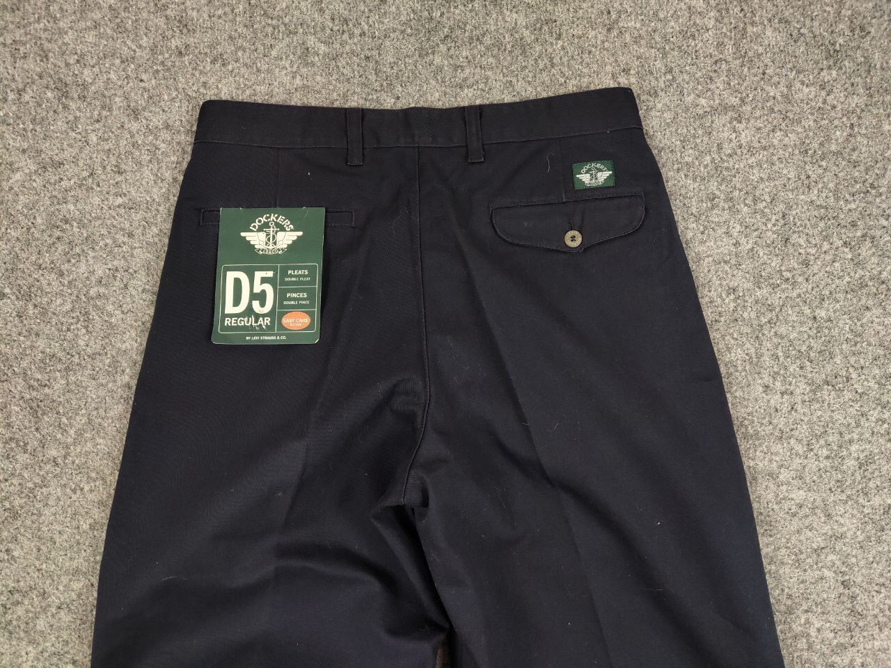 Dockers New Dockers x Levis D5 Regular Pleated Double Trousers Pants Size US 33 - 14 Thumbnail
