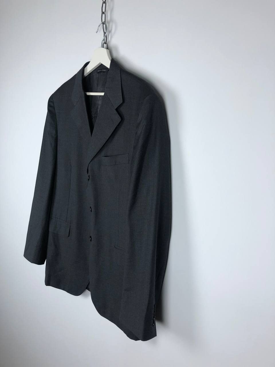 Canali CANALI Pure Wool Blazer Jacket Italy Gray size 54R Size 54R - 5 Thumbnail